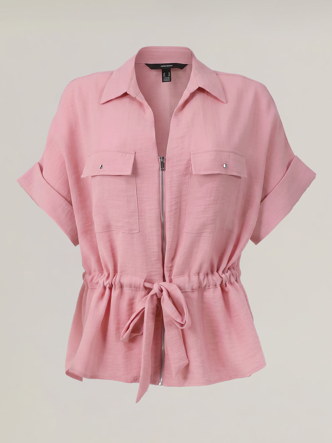Pink Zipped Shirt