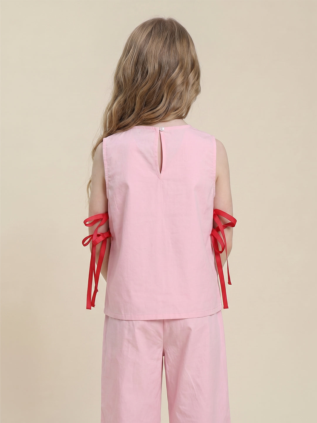 GIRLS Pink Sleeveless Top