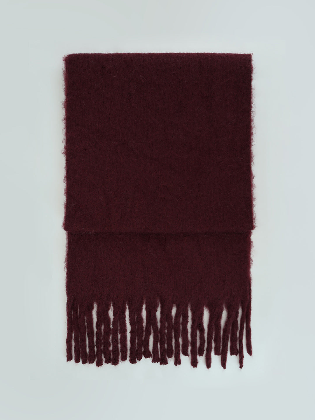 Burgundy Long Scarf