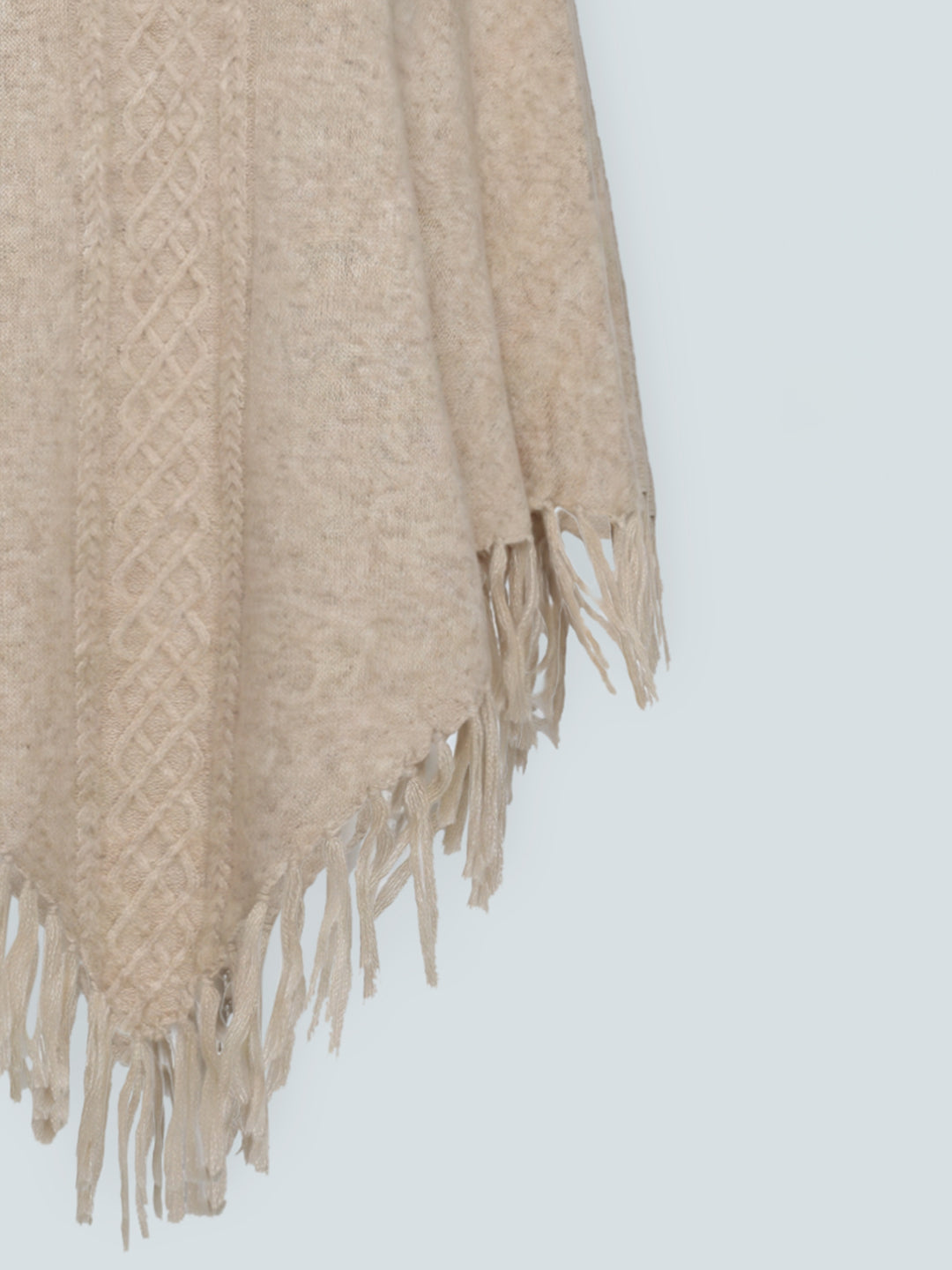 Beige Poncho