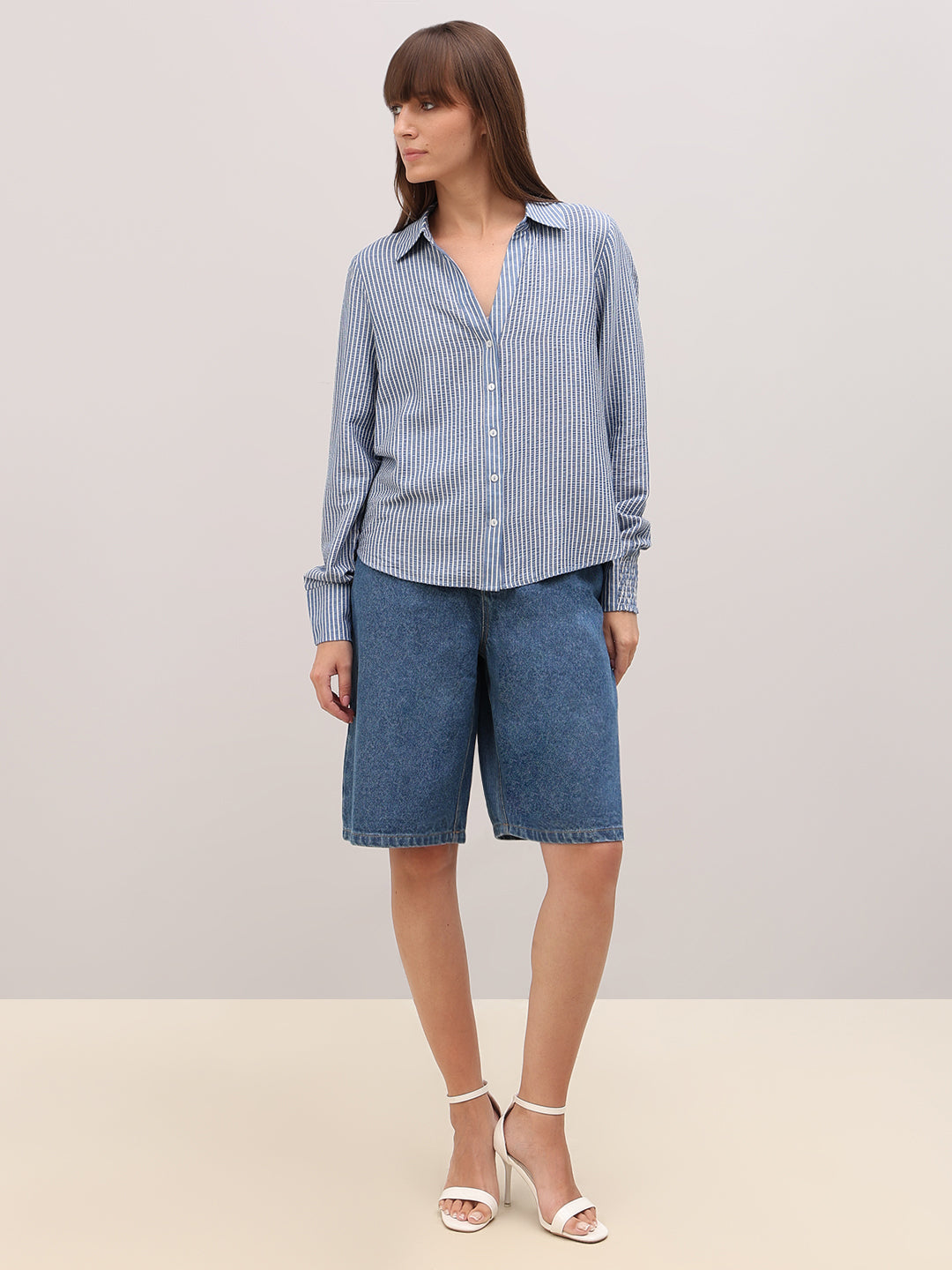 Blue Striped Shirt
