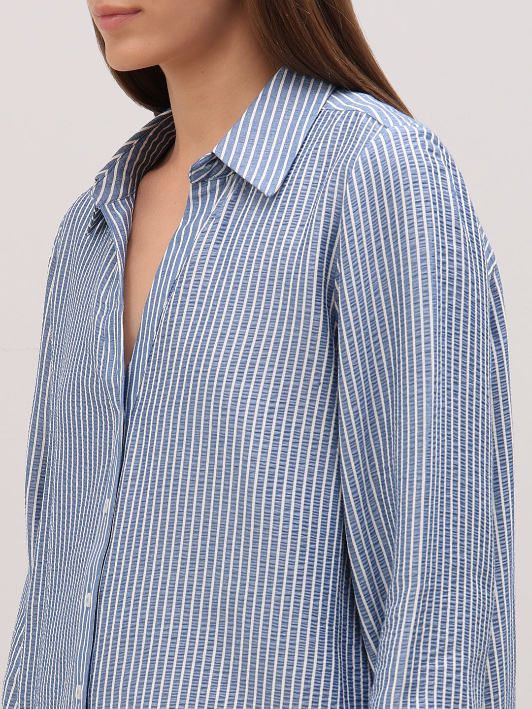 Blue Striped Shirt