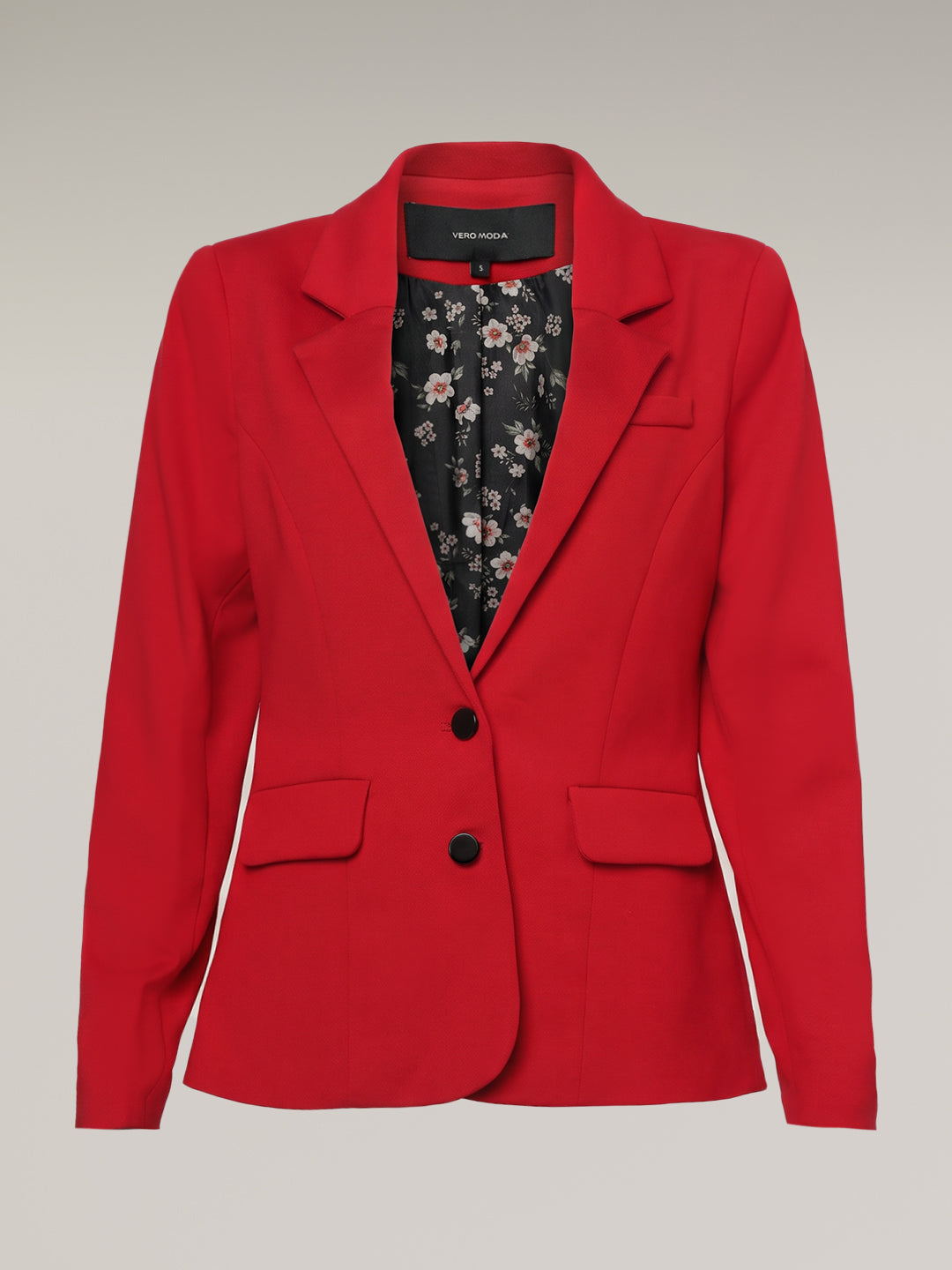 Red Tailored Blazer