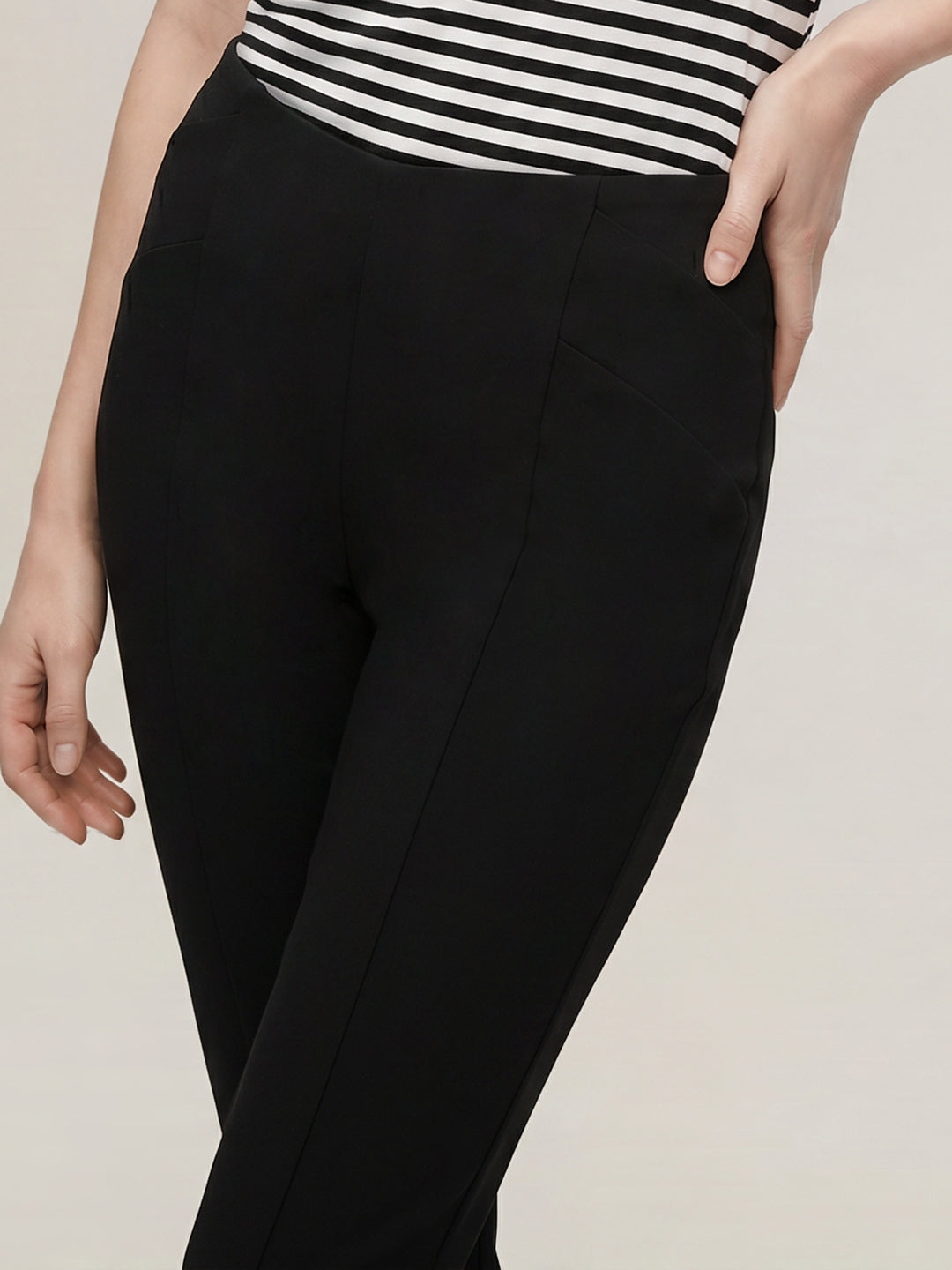 Black High Rise Jeggings