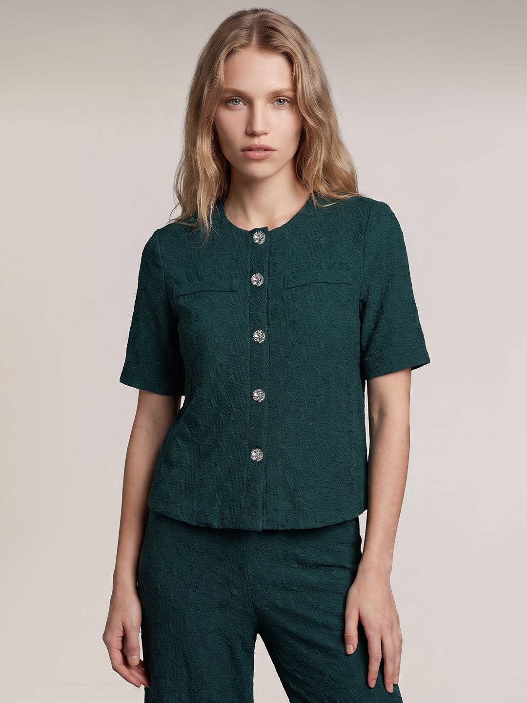 Green Knitted Shirt