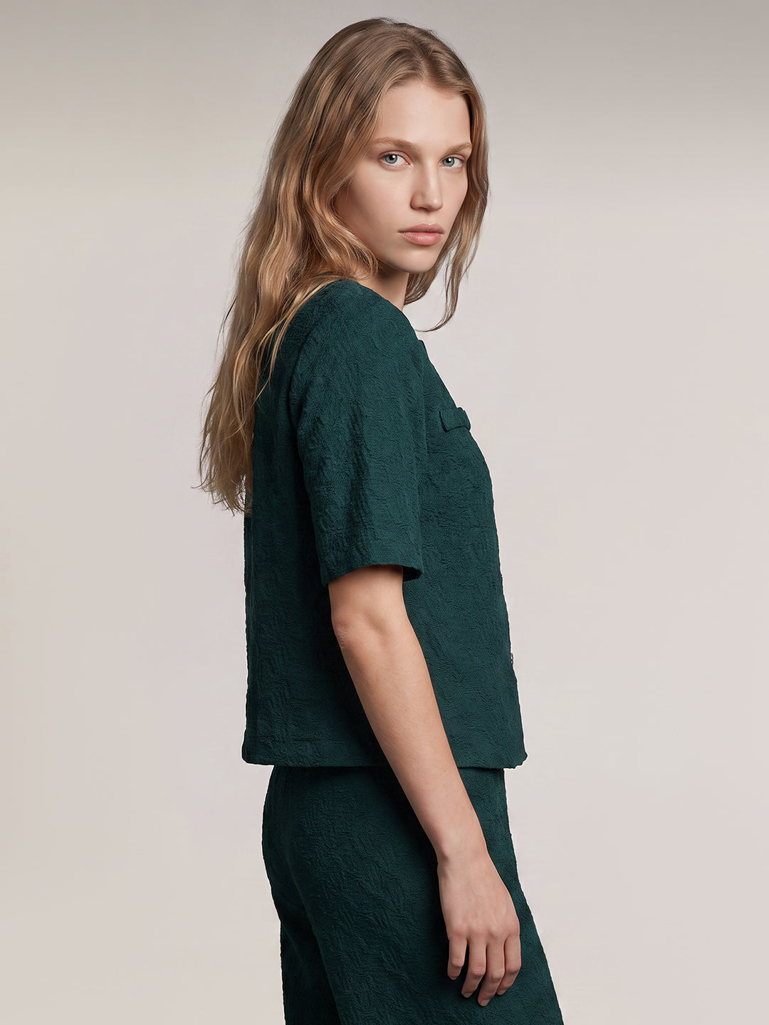 Green Knitted Shirt