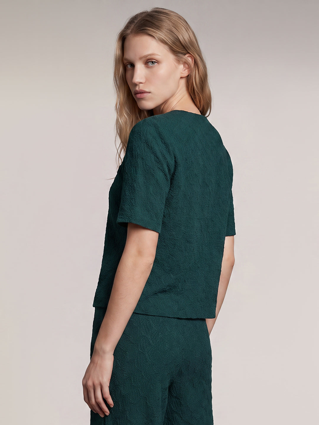Green Knitted Shirt