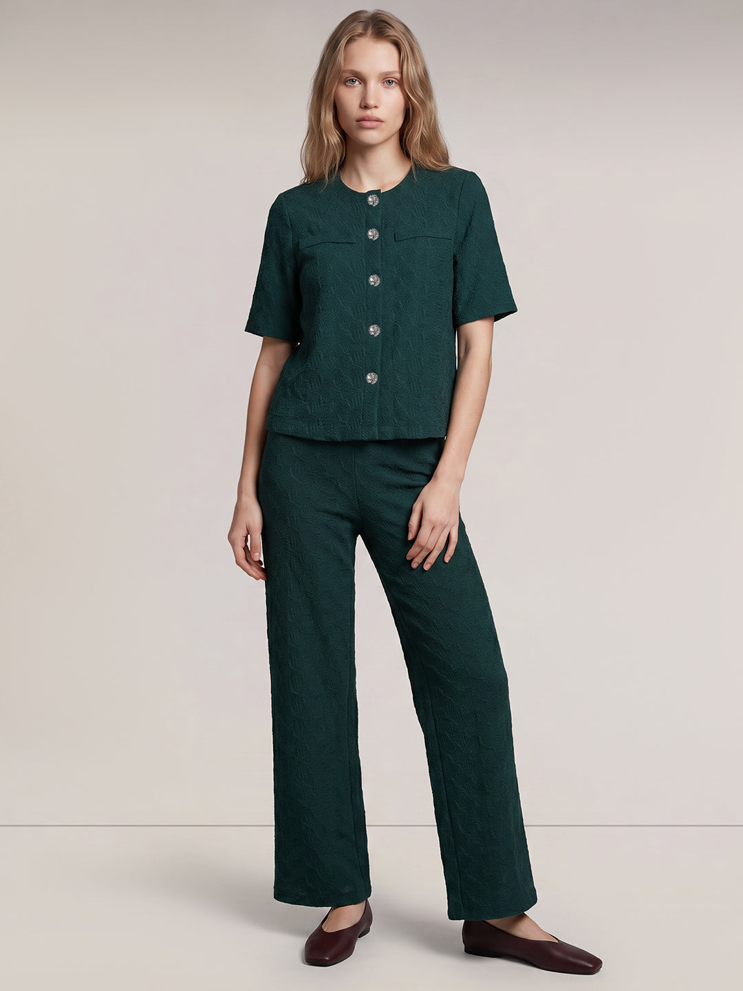 Green Knitted Shirt