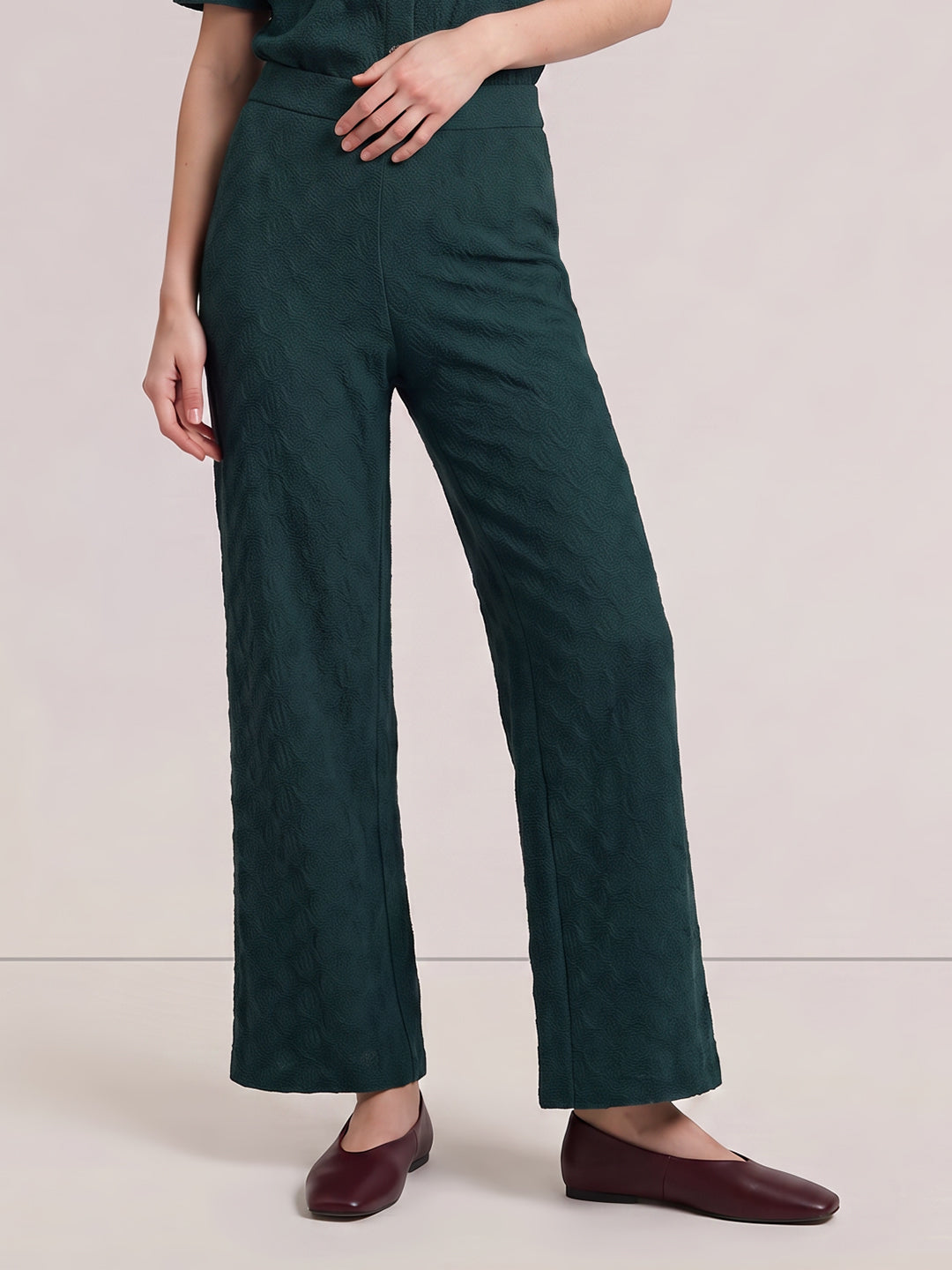 Green Knitted Pants