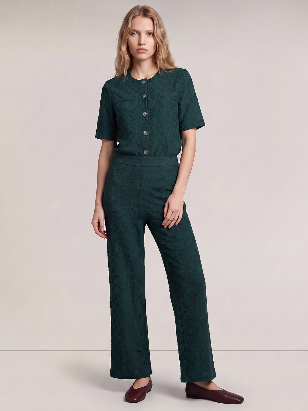 Green Knitted Pants