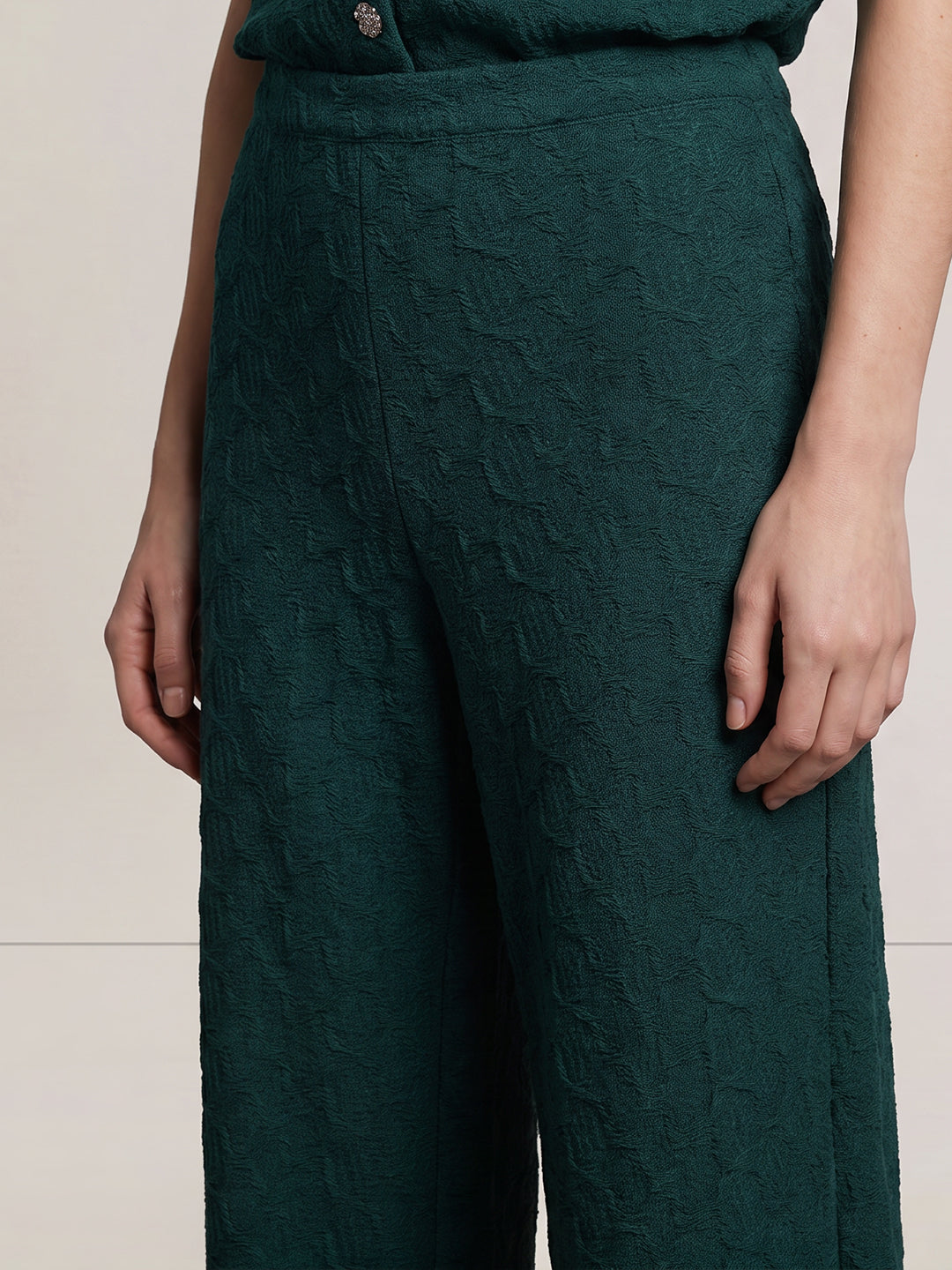 Green Knitted Pants