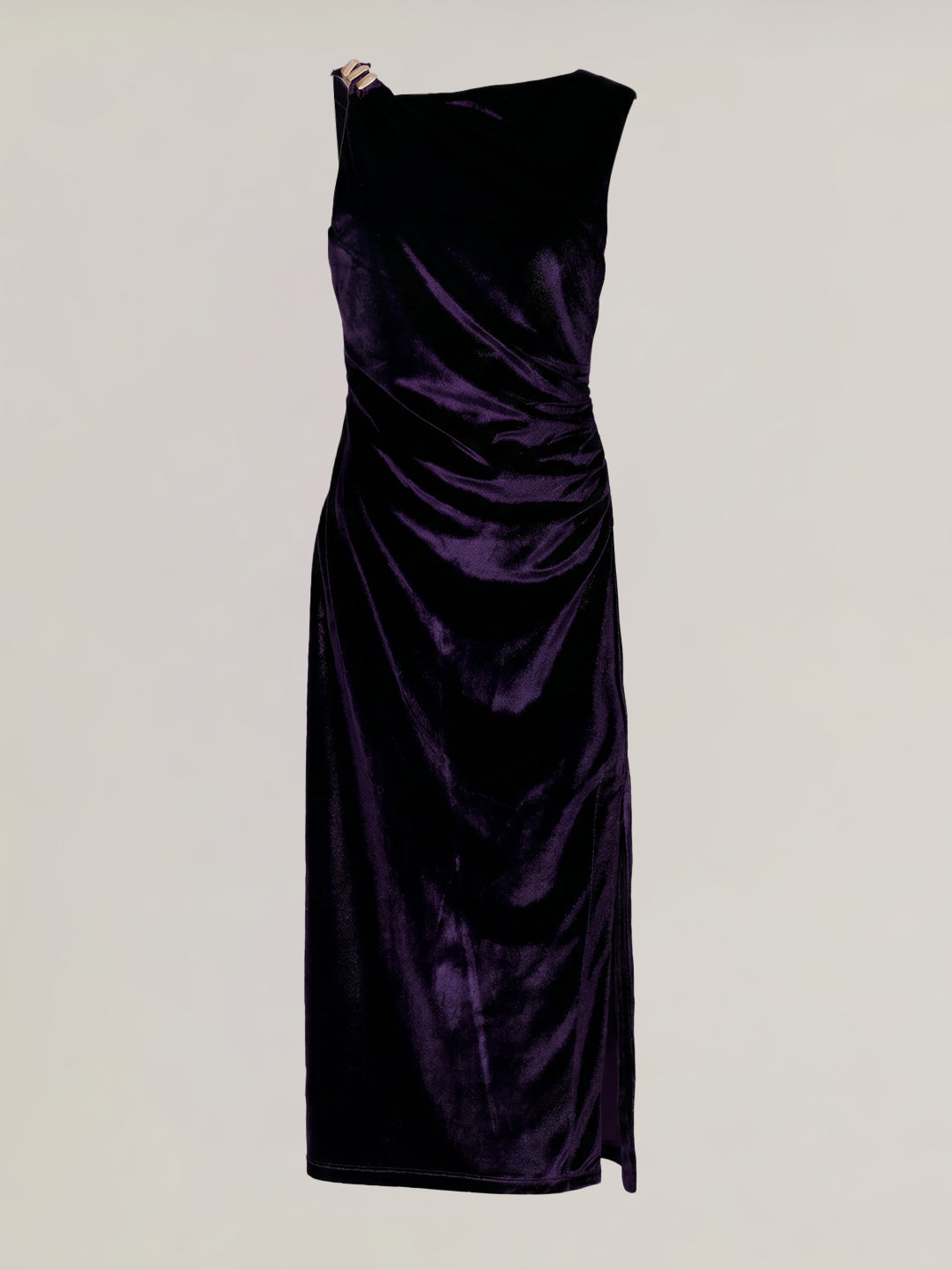 Dark Purple Strappy Dress