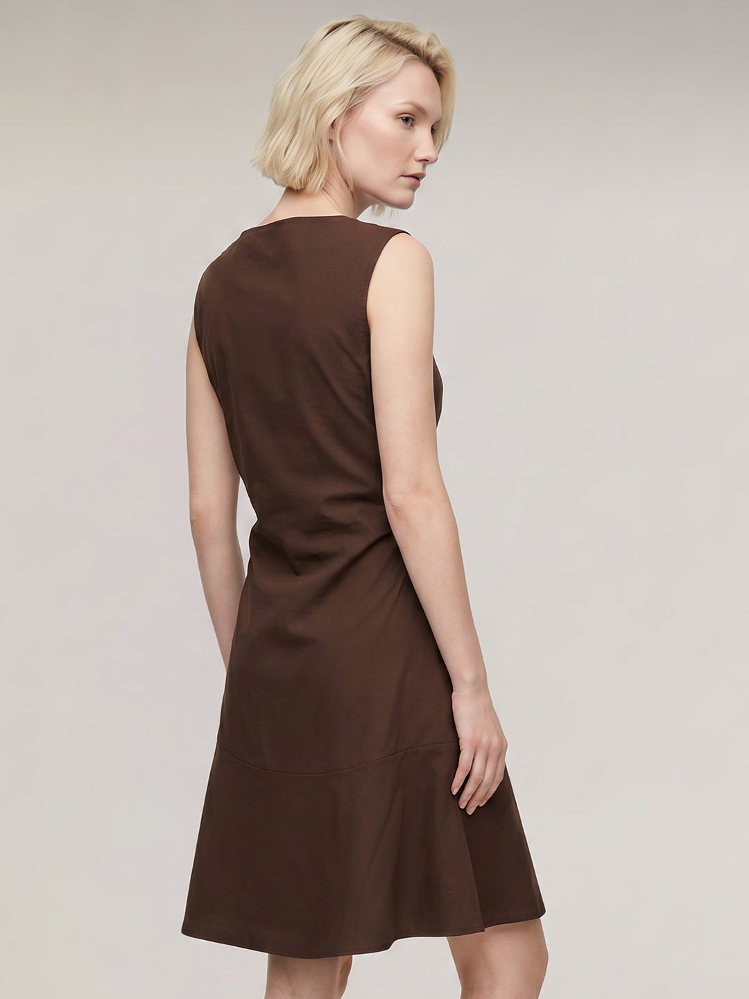 Brown Mini Dress