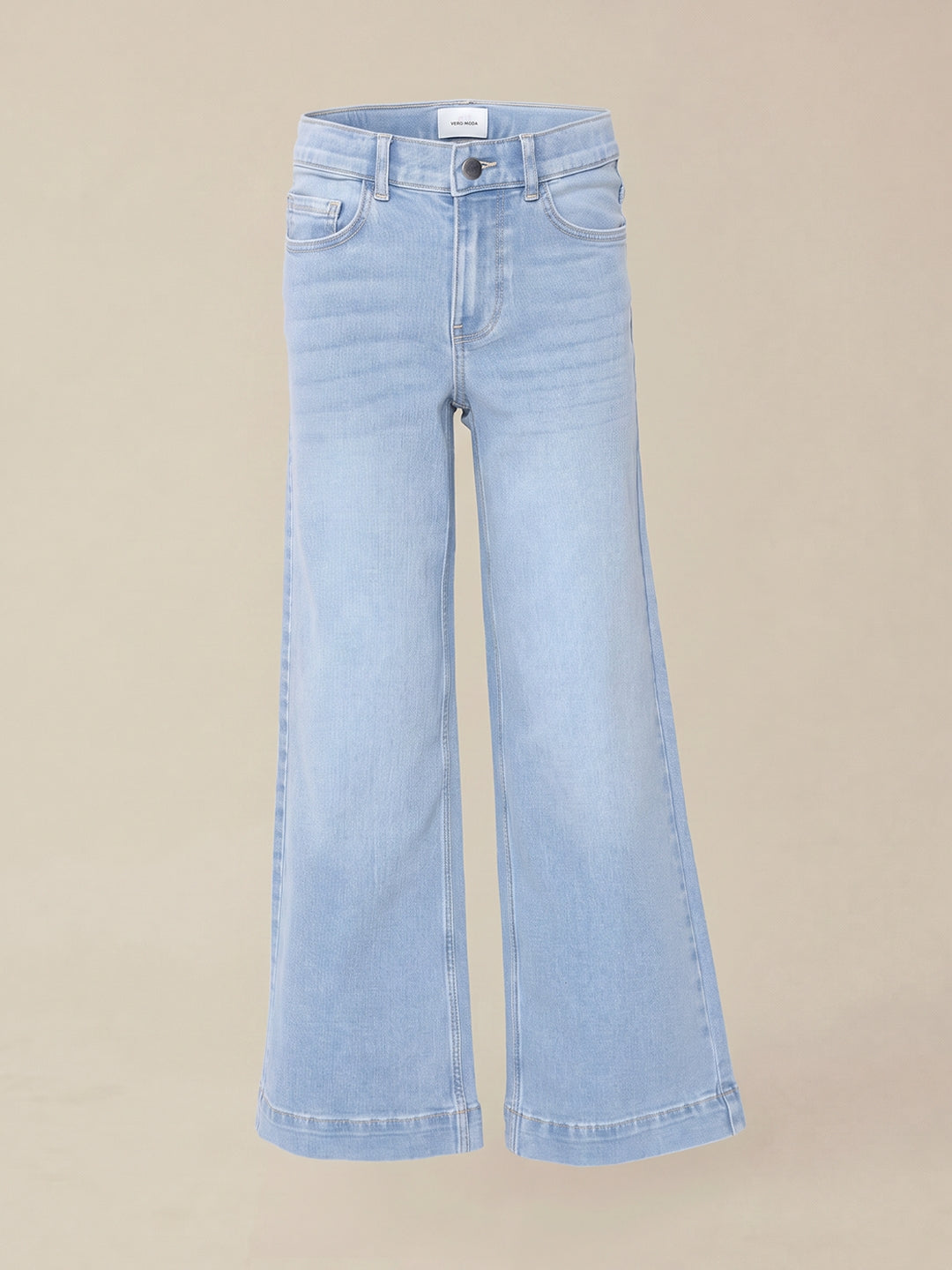 GIRLS Light Blue Wide Leg Jeans