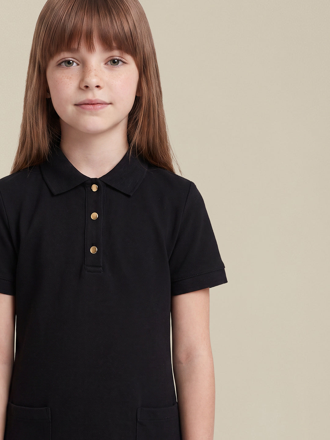 GIRLS Black Shirt Dress