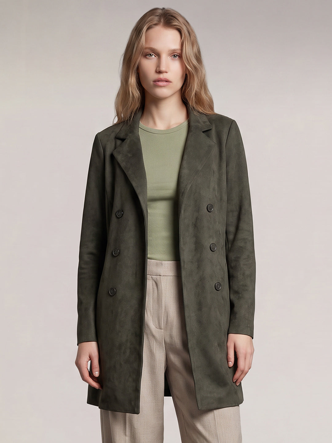 Green Suede Jacket