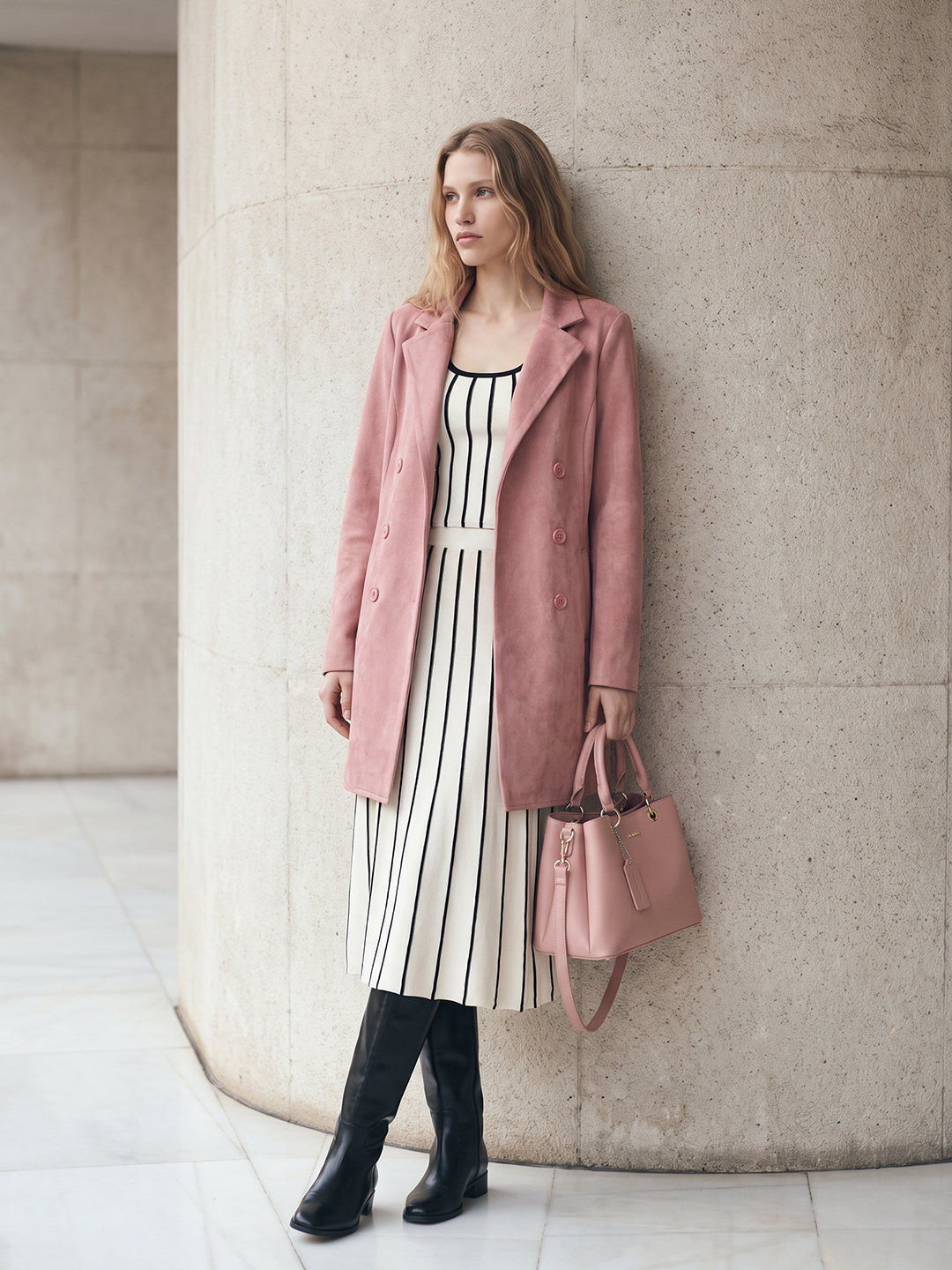 Pink Suede Jacket