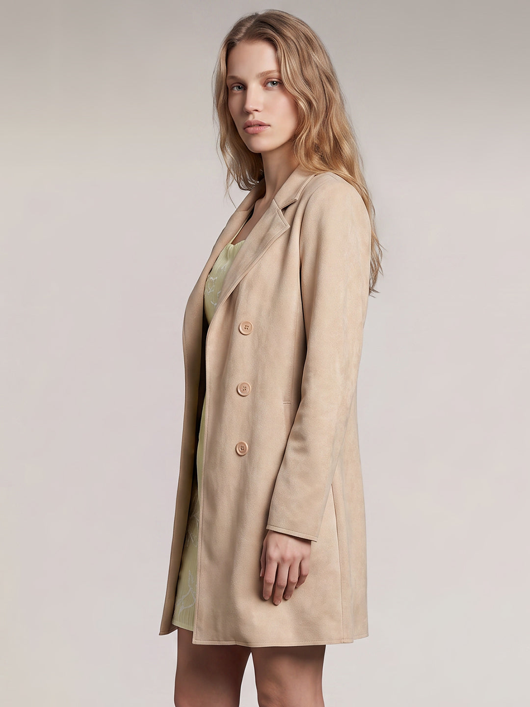 Beige Suede Jacket