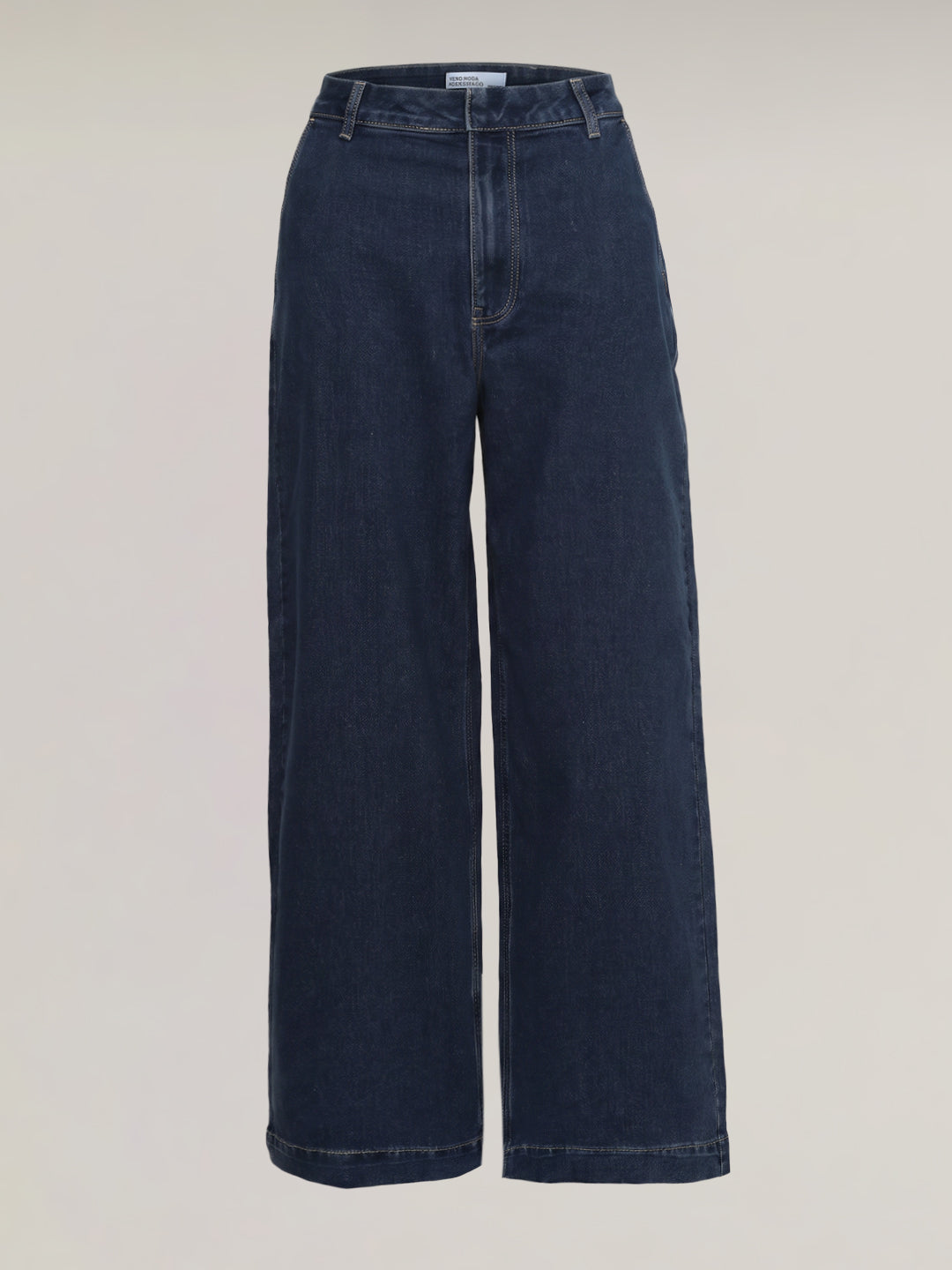 Dark Blue Wide Leg Jeans