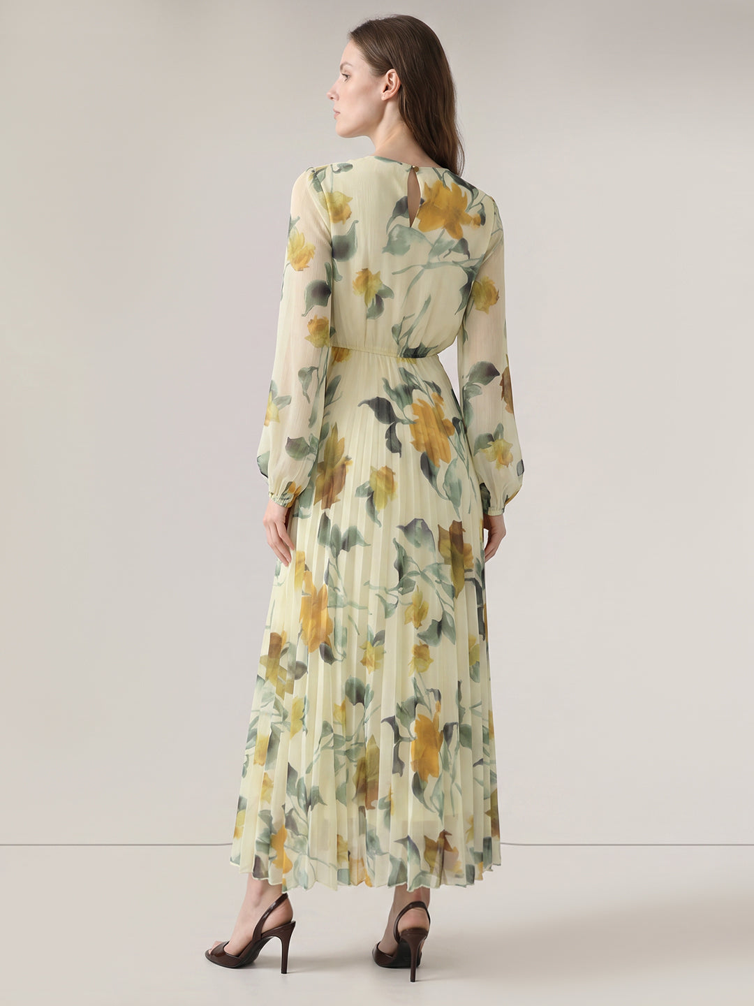 Floral Print Midi Dress