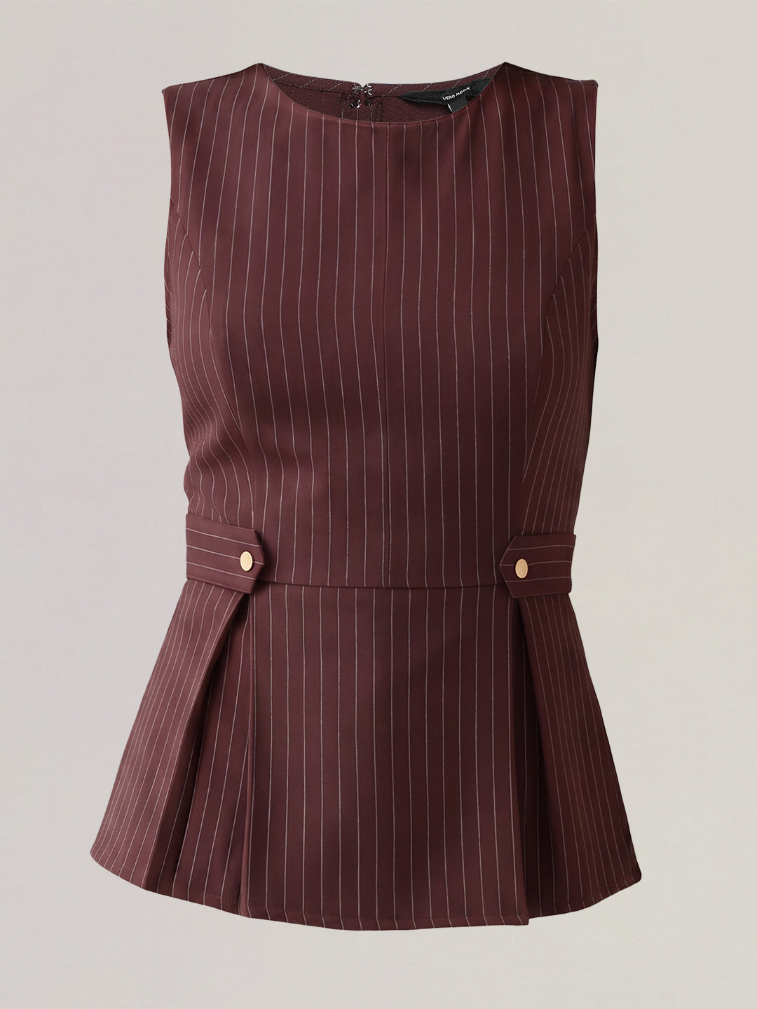 Pinstriped Tailored Top