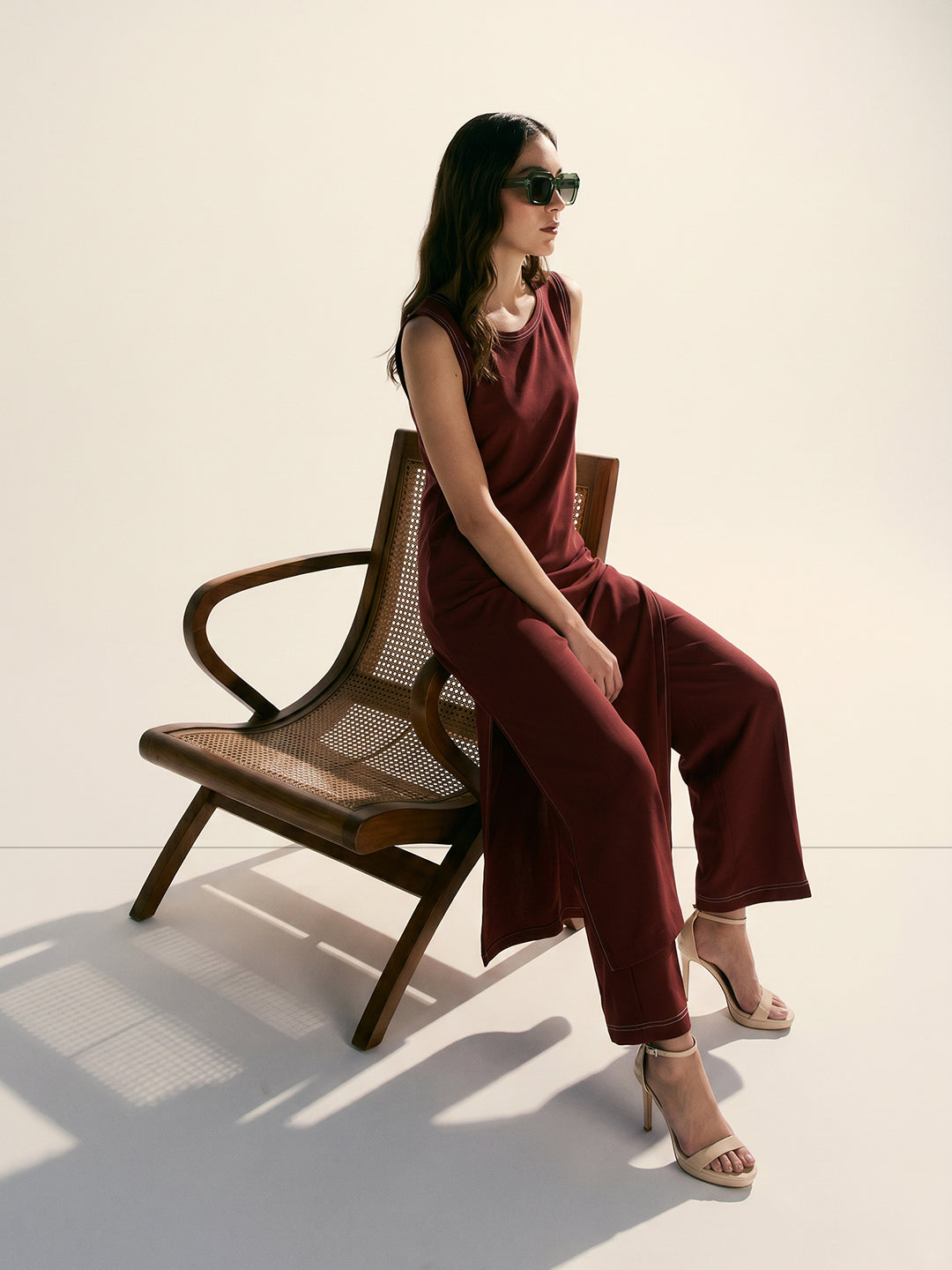 High Rise Regular Trousers
