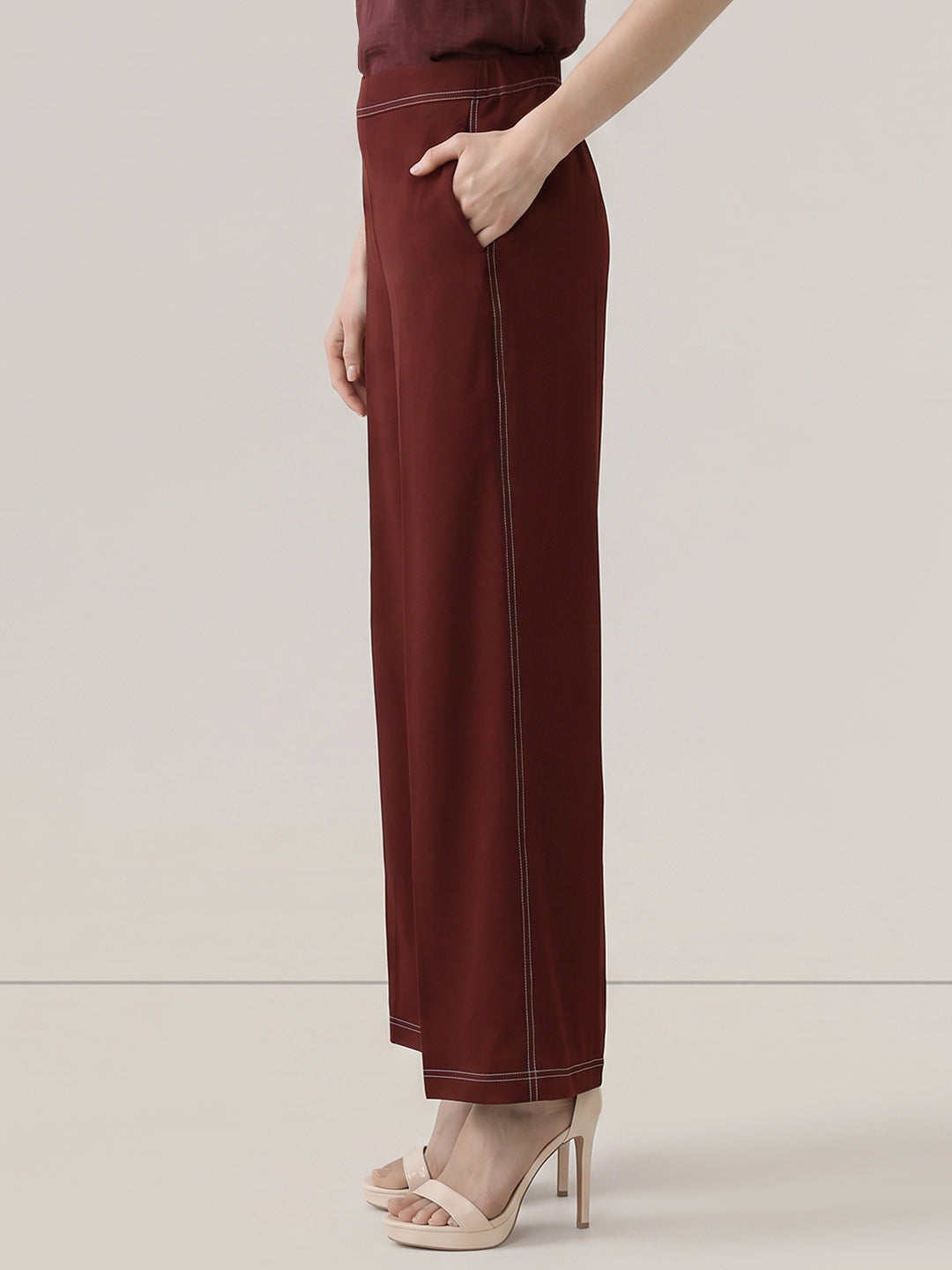 High Rise Regular Trousers