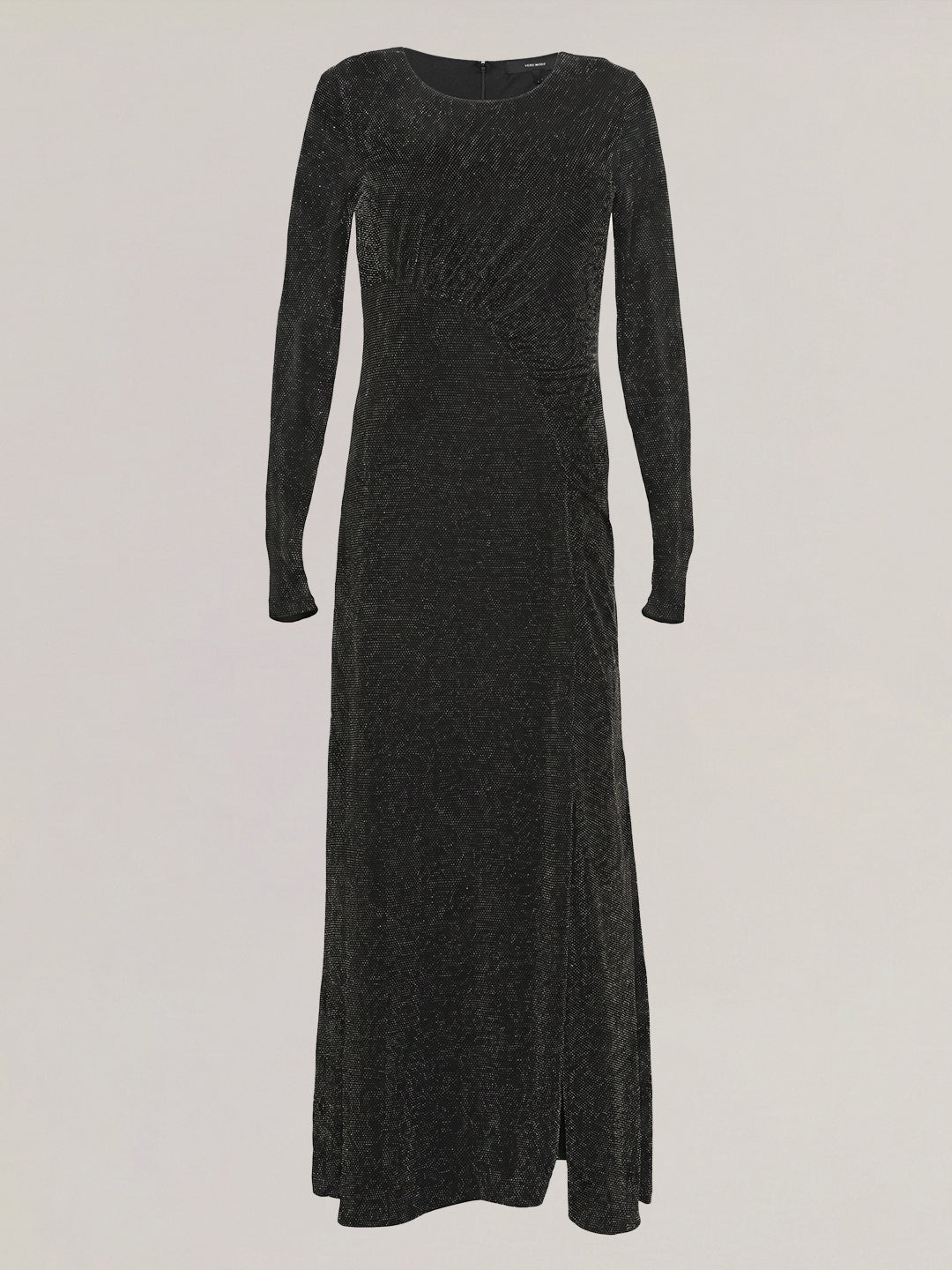 Black Shimmer Maxi Dress