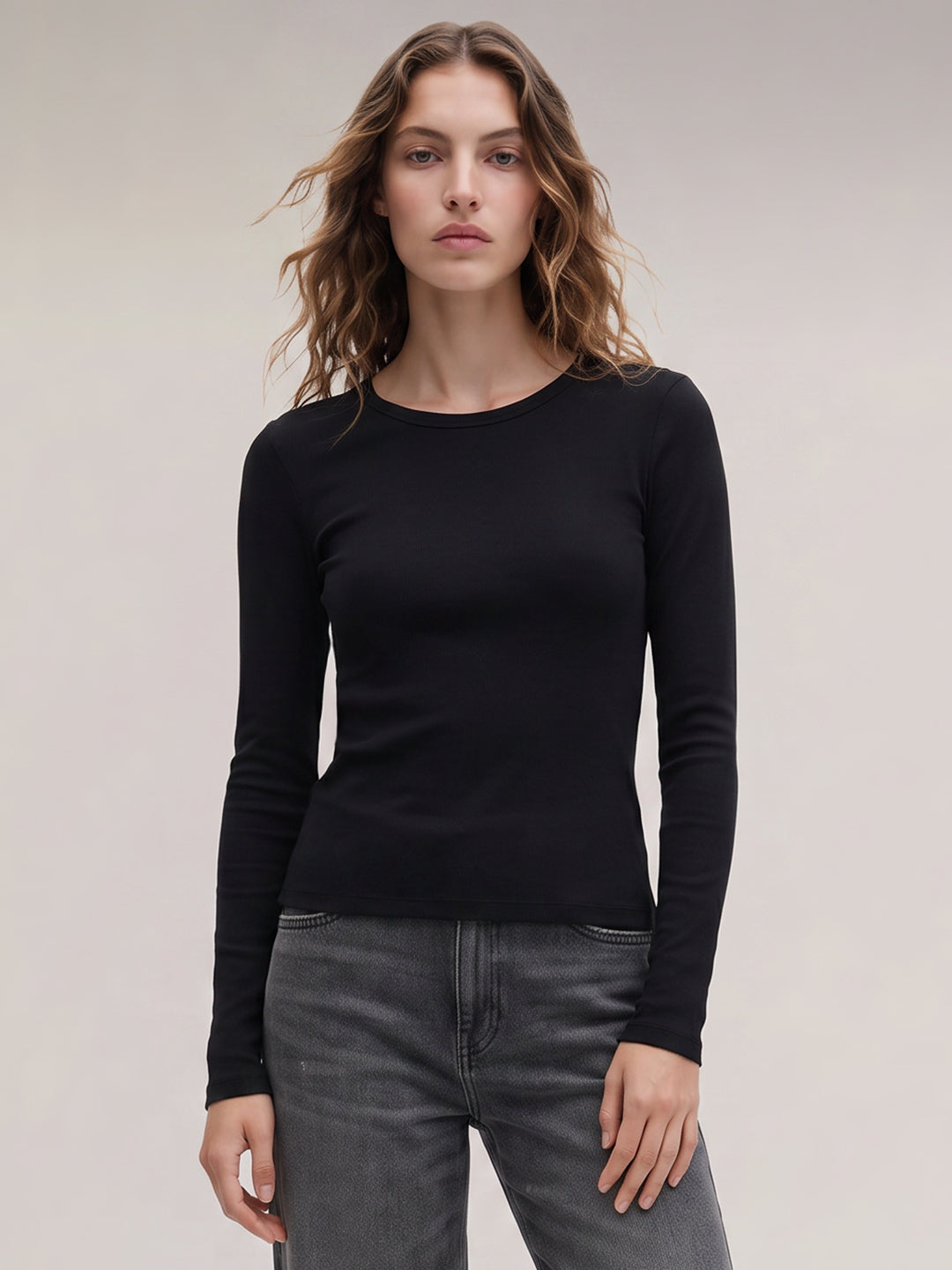 Black Full Sleeves Top
