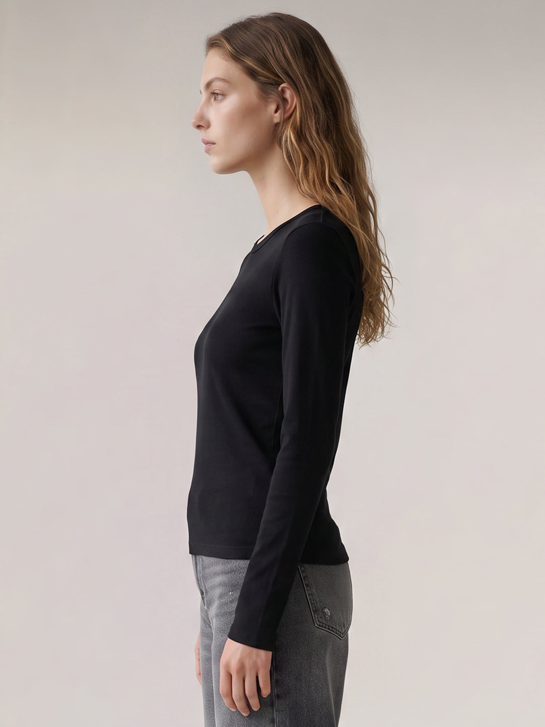 Black Full Sleeves Top