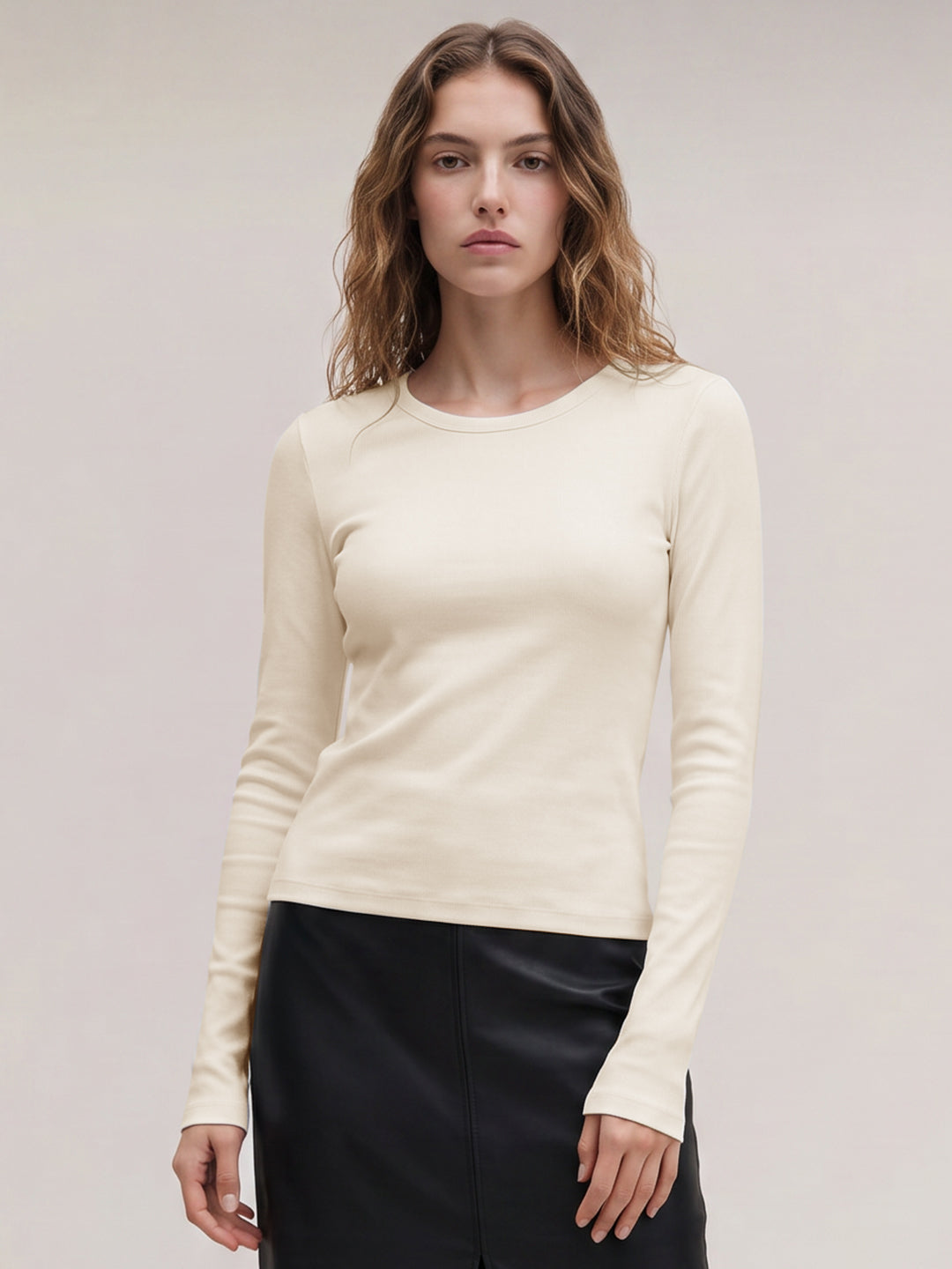 White Full Sleeves Top