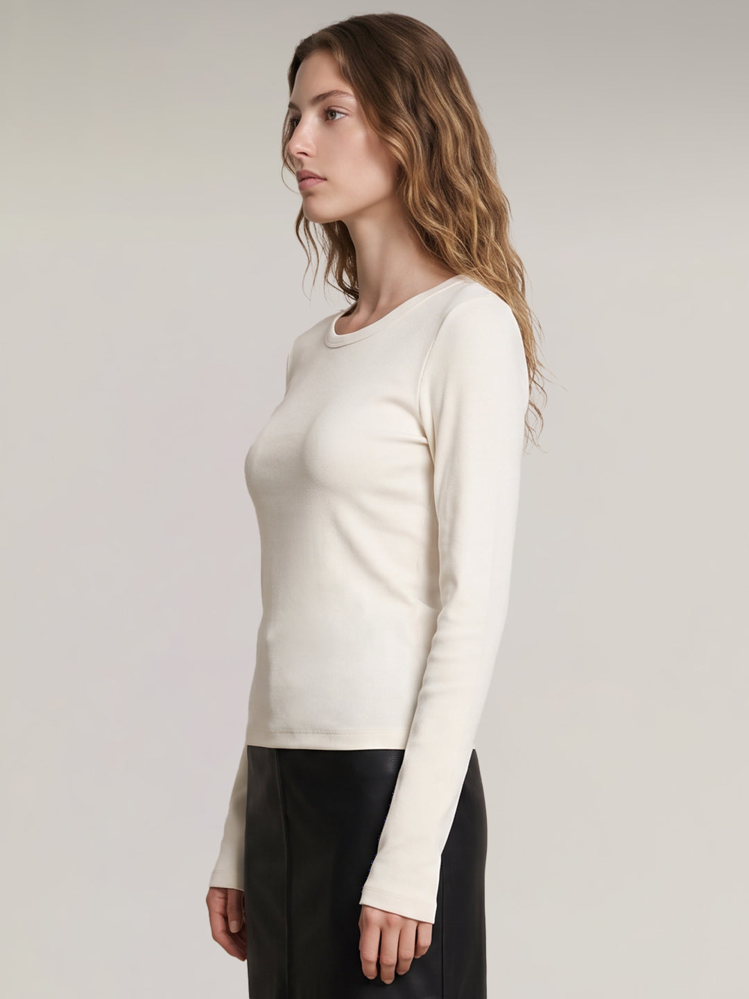 White Full Sleeves Top