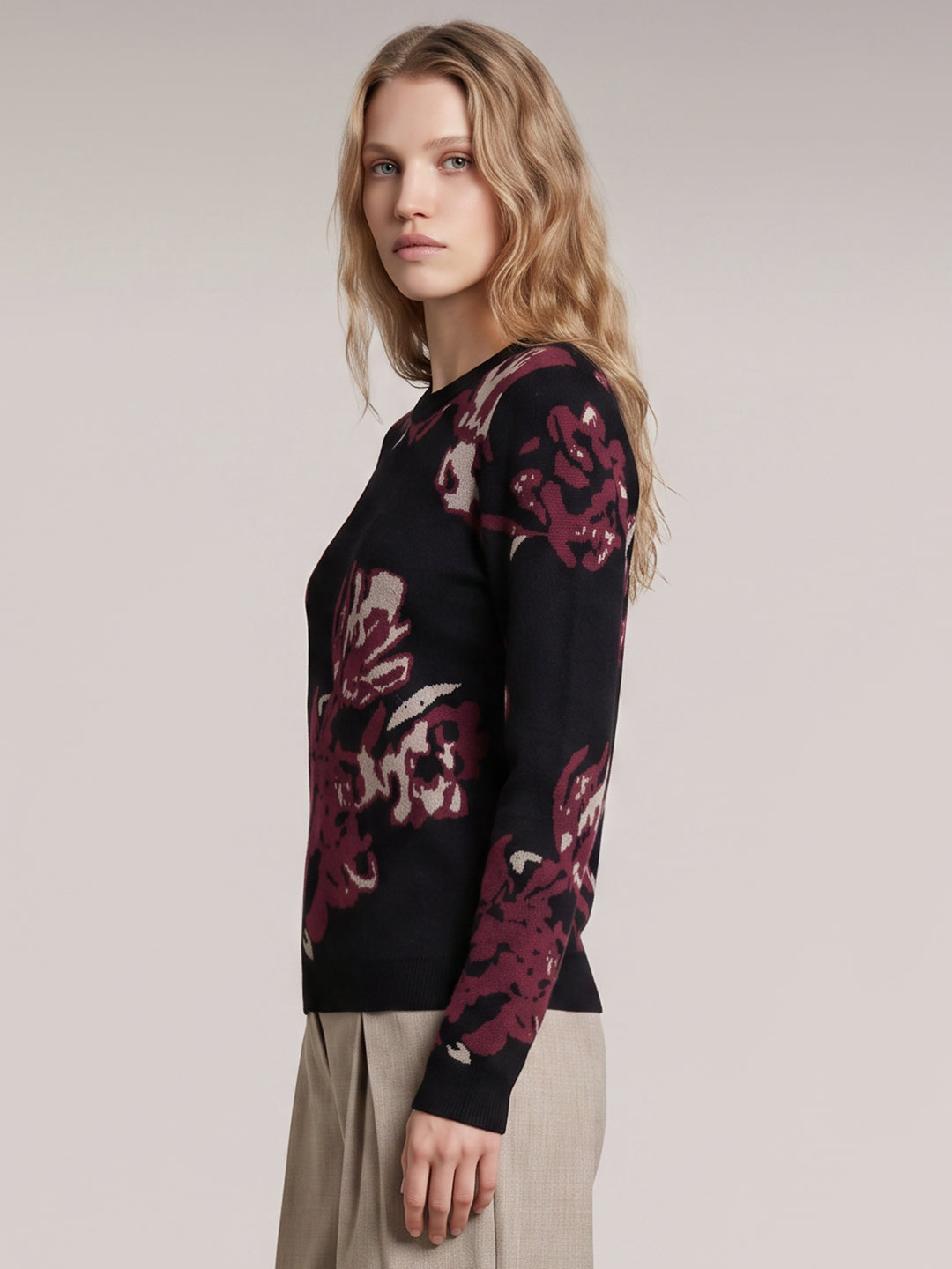 Floral Knit Top
