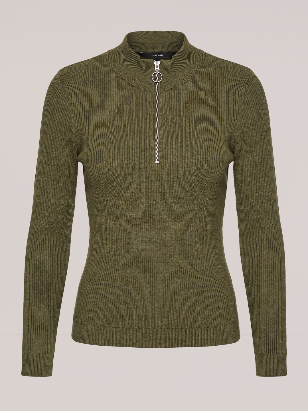 Dark Green Knit Top