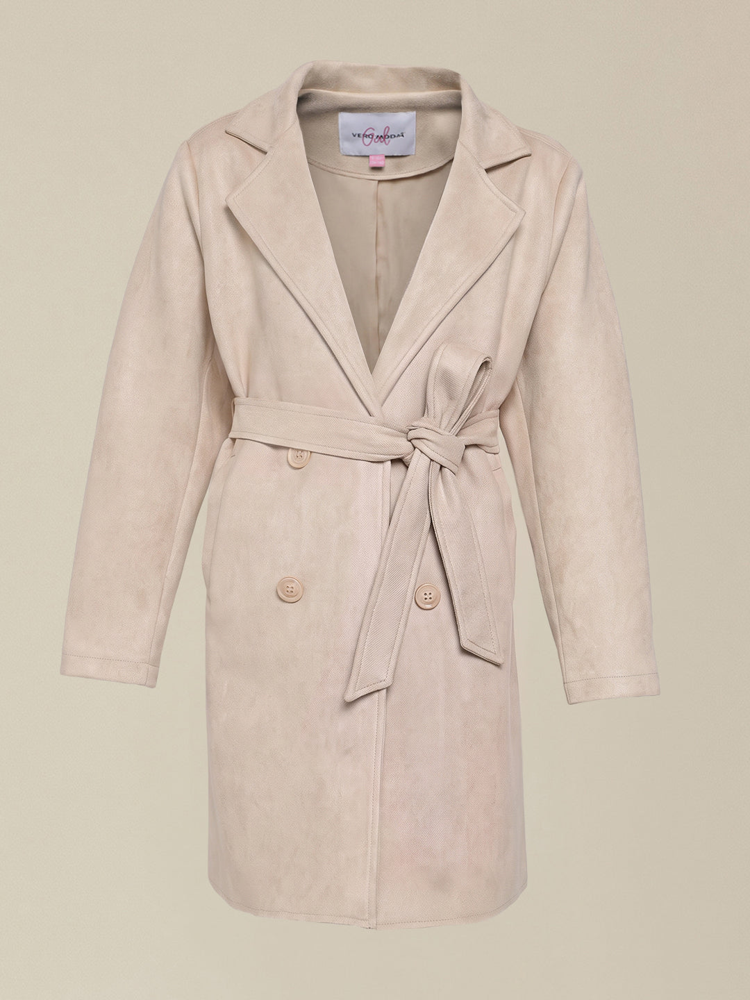 GIRLS Beige Long Coat