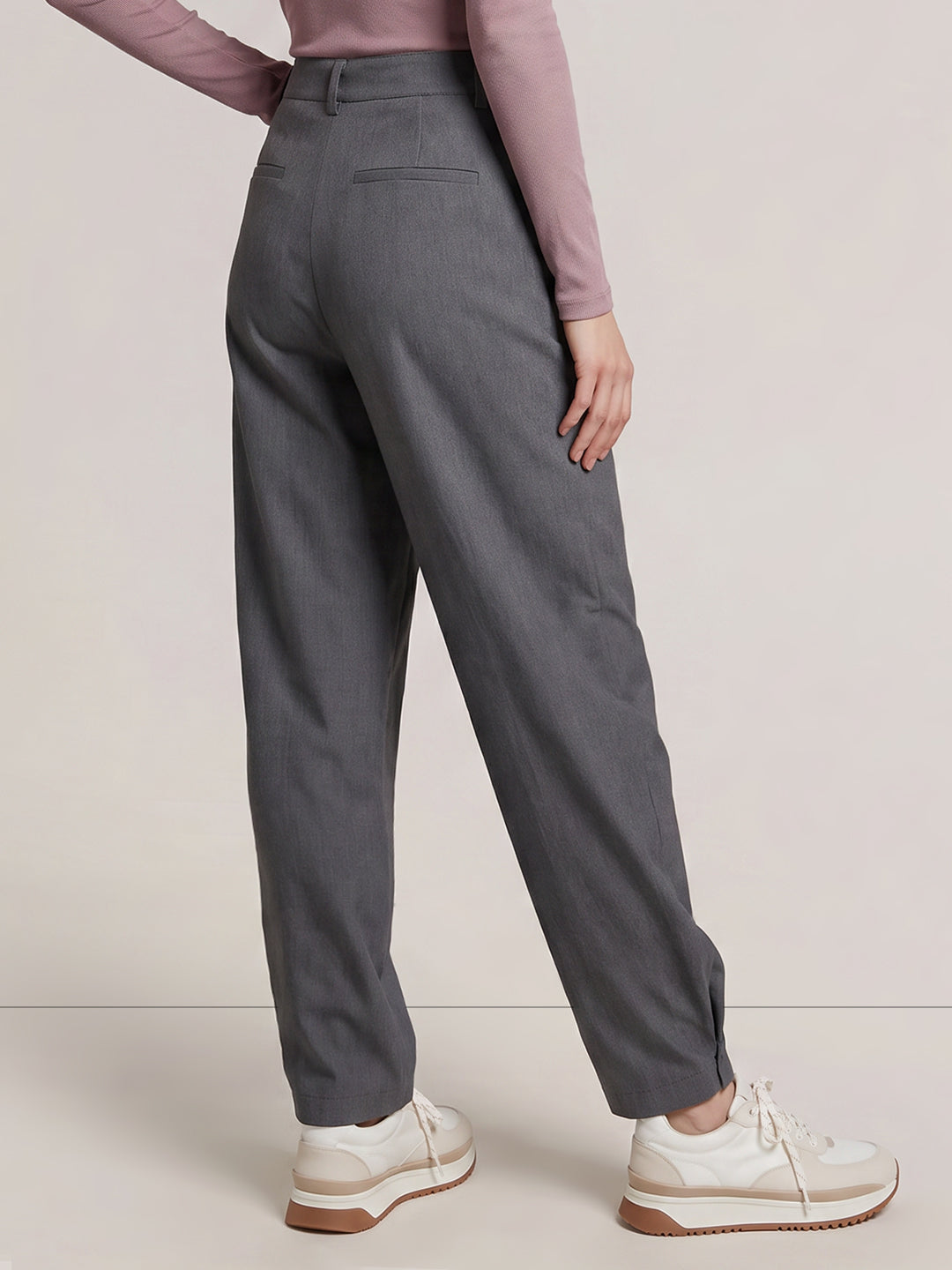Grey Barrel Fit Pants