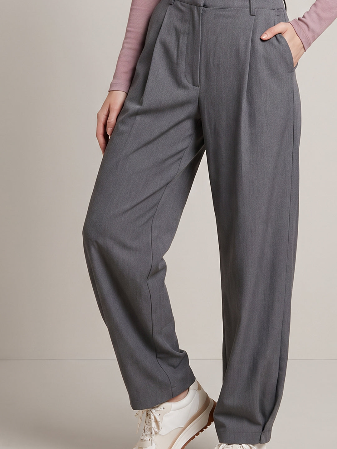Grey Barrel Fit Pants