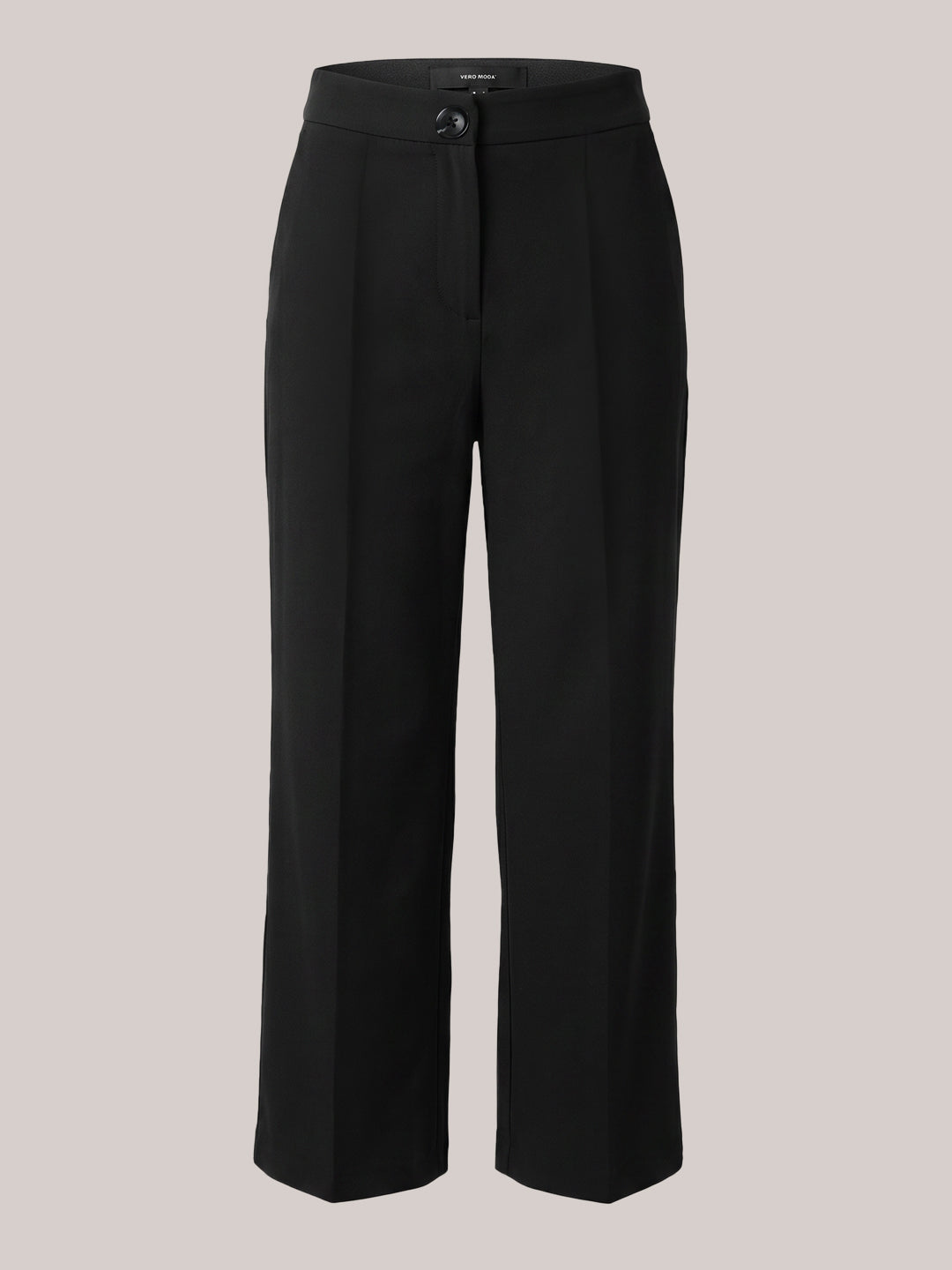 Black High Rise Tailored Pants