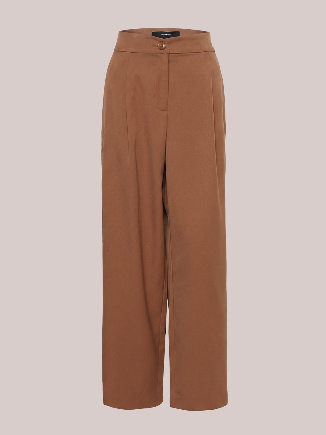 Brown High Rise Tailored Pants