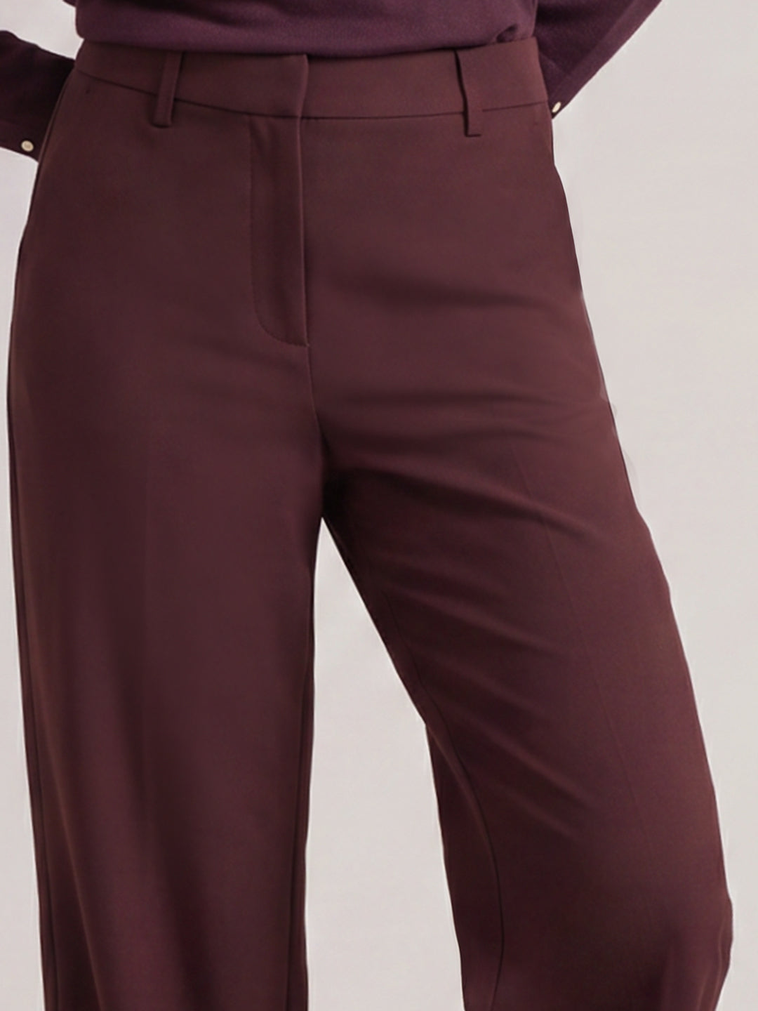 Brown Wide Leg Pants