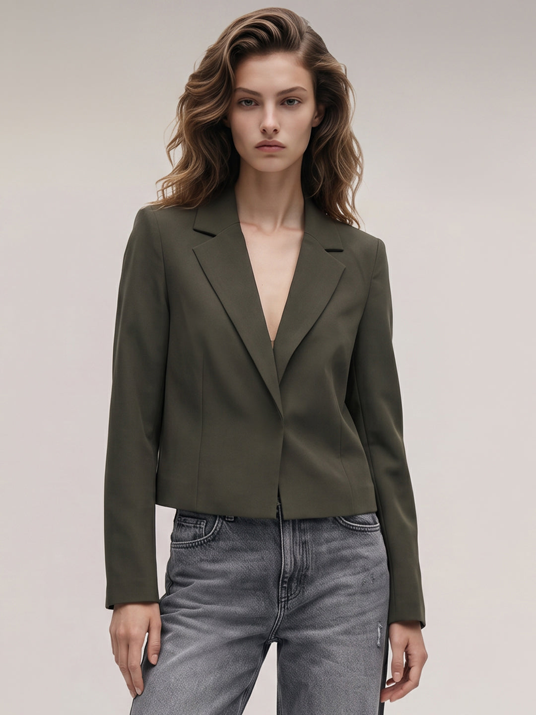 Green Tailored Blazer