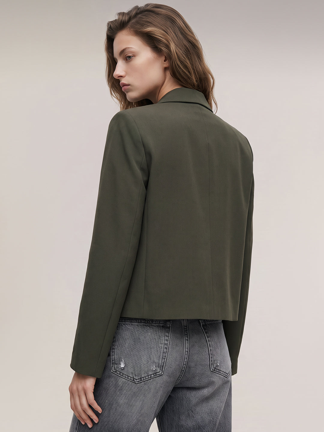 Green Tailored Blazer