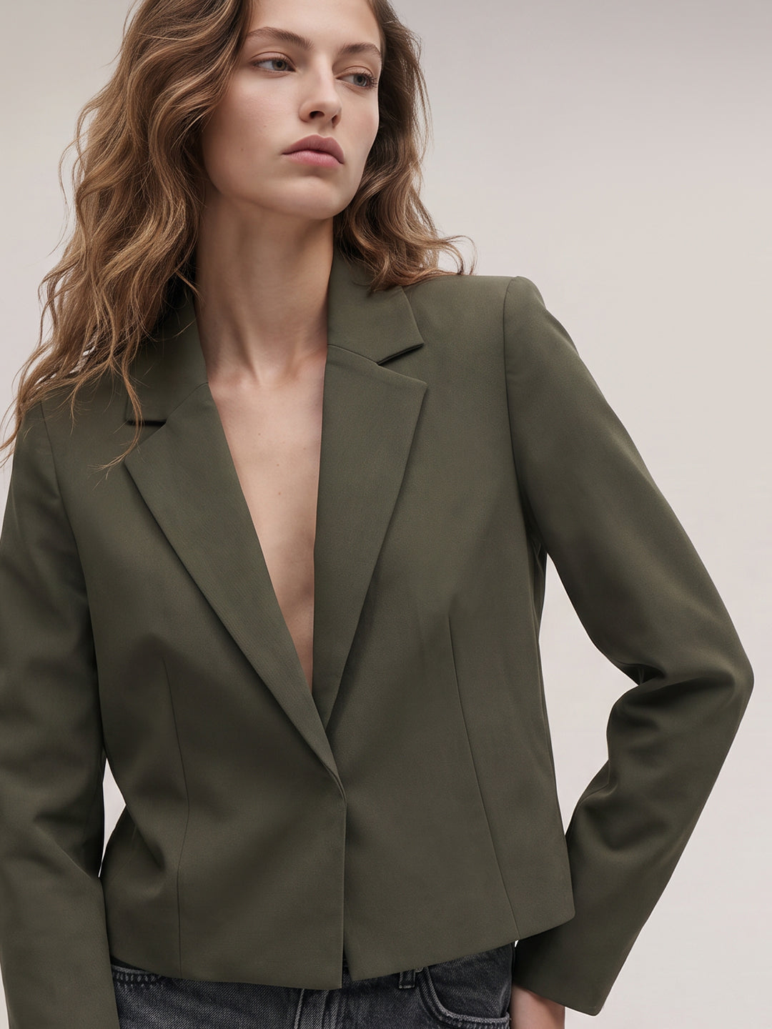 Green Tailored Blazer