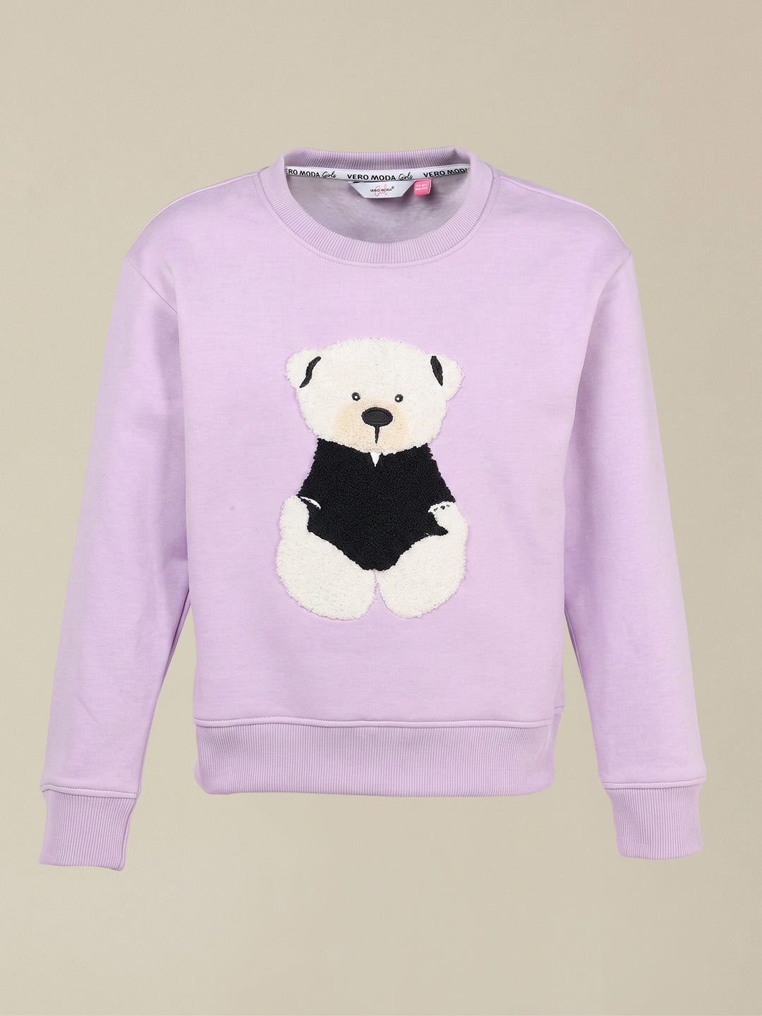 GIRLS Lilac Printed Sweatshirt