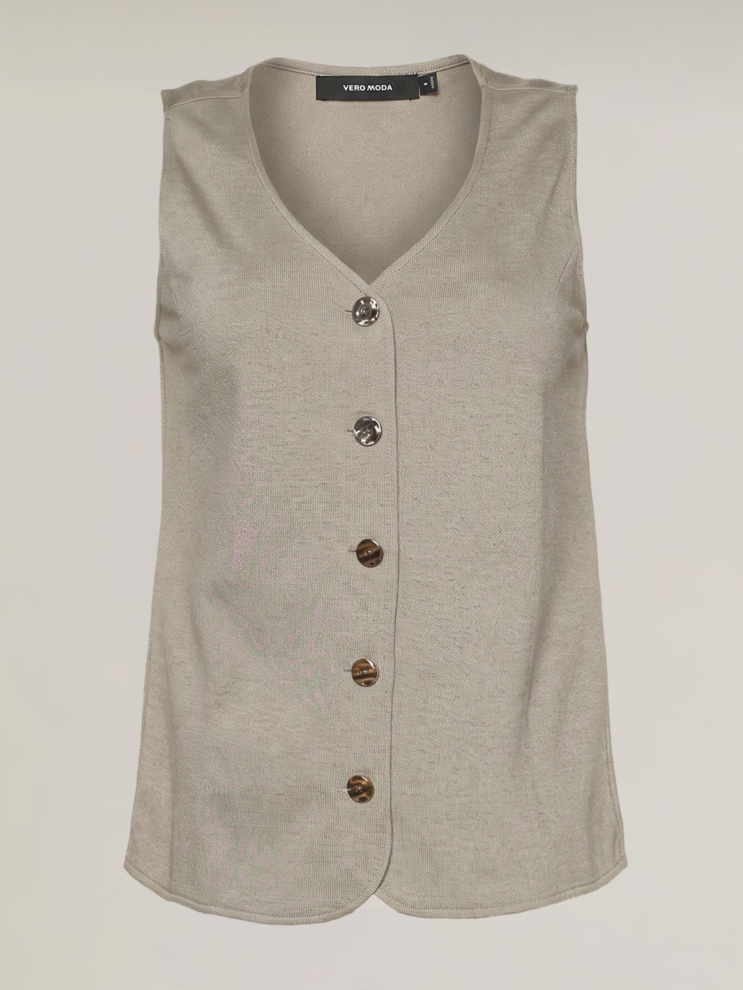Sleeveless Knit Waistcoat