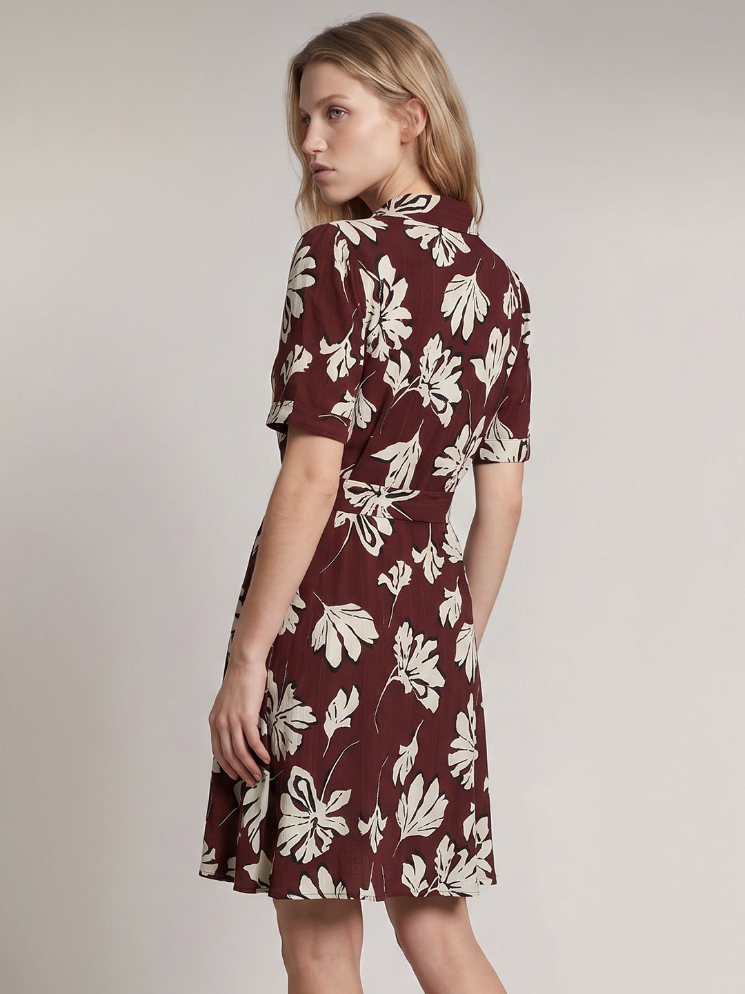 Floral Shirt Dress