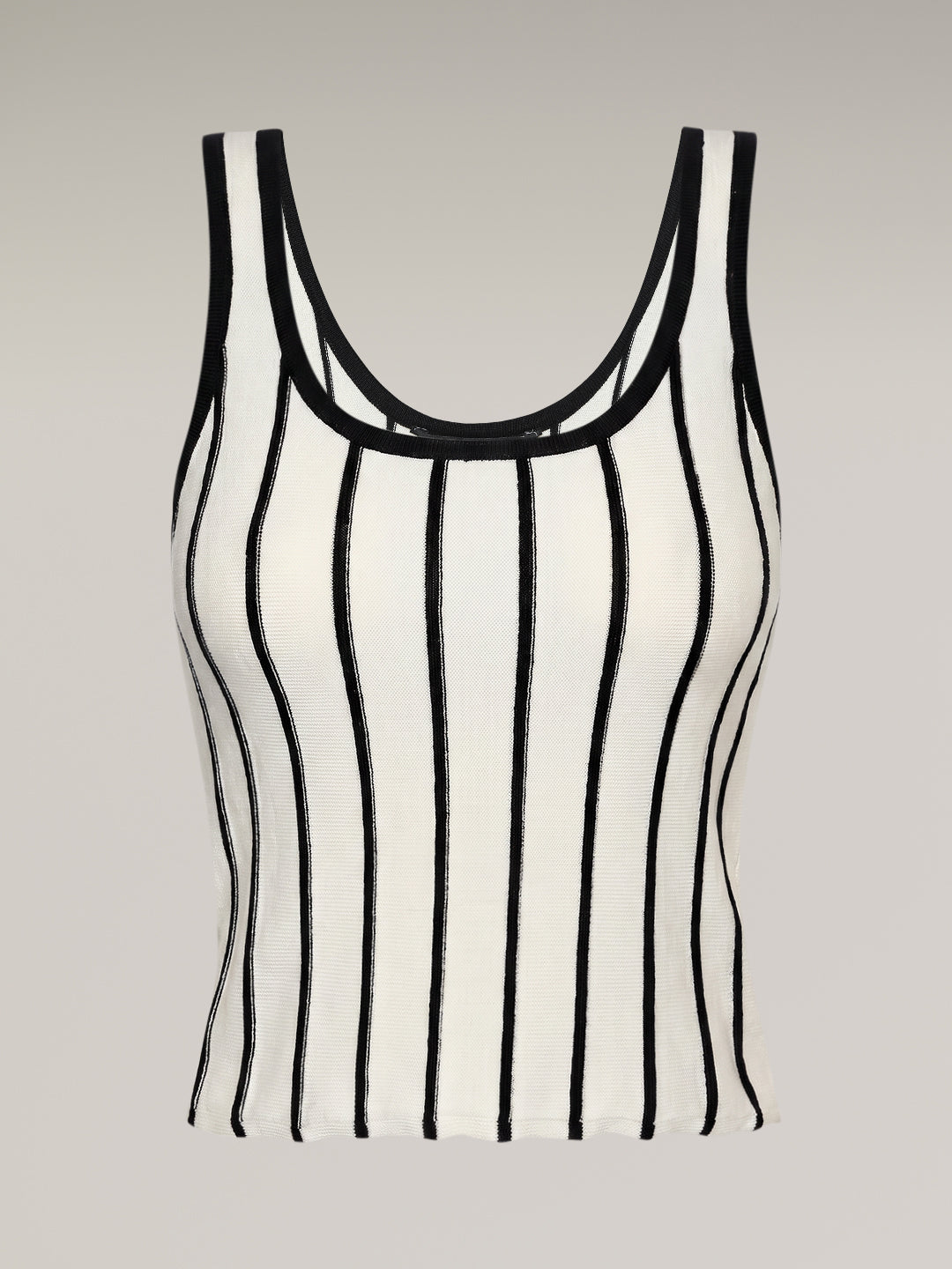 Striped Knit Tank Top