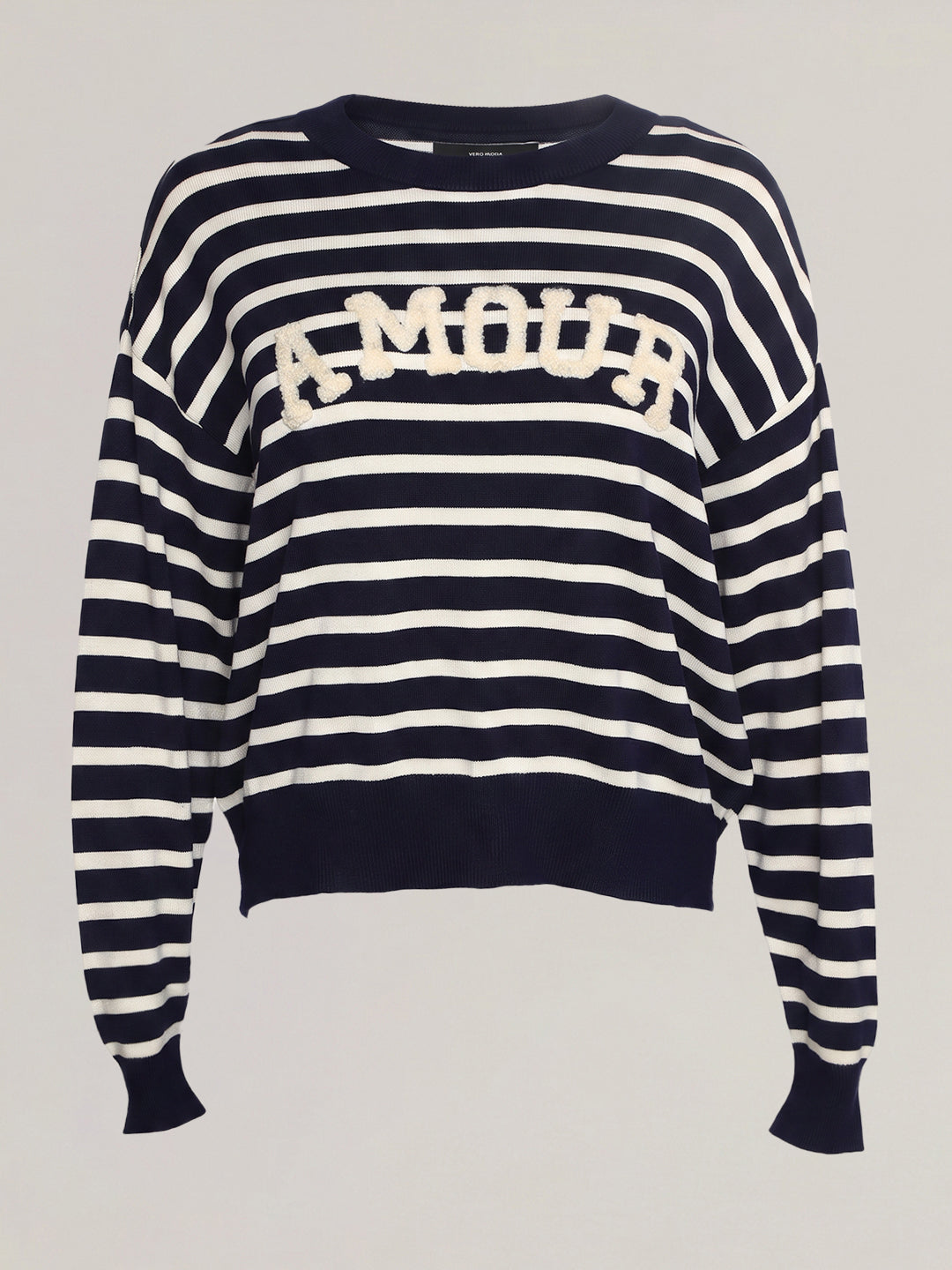 Navy Striped Pullover