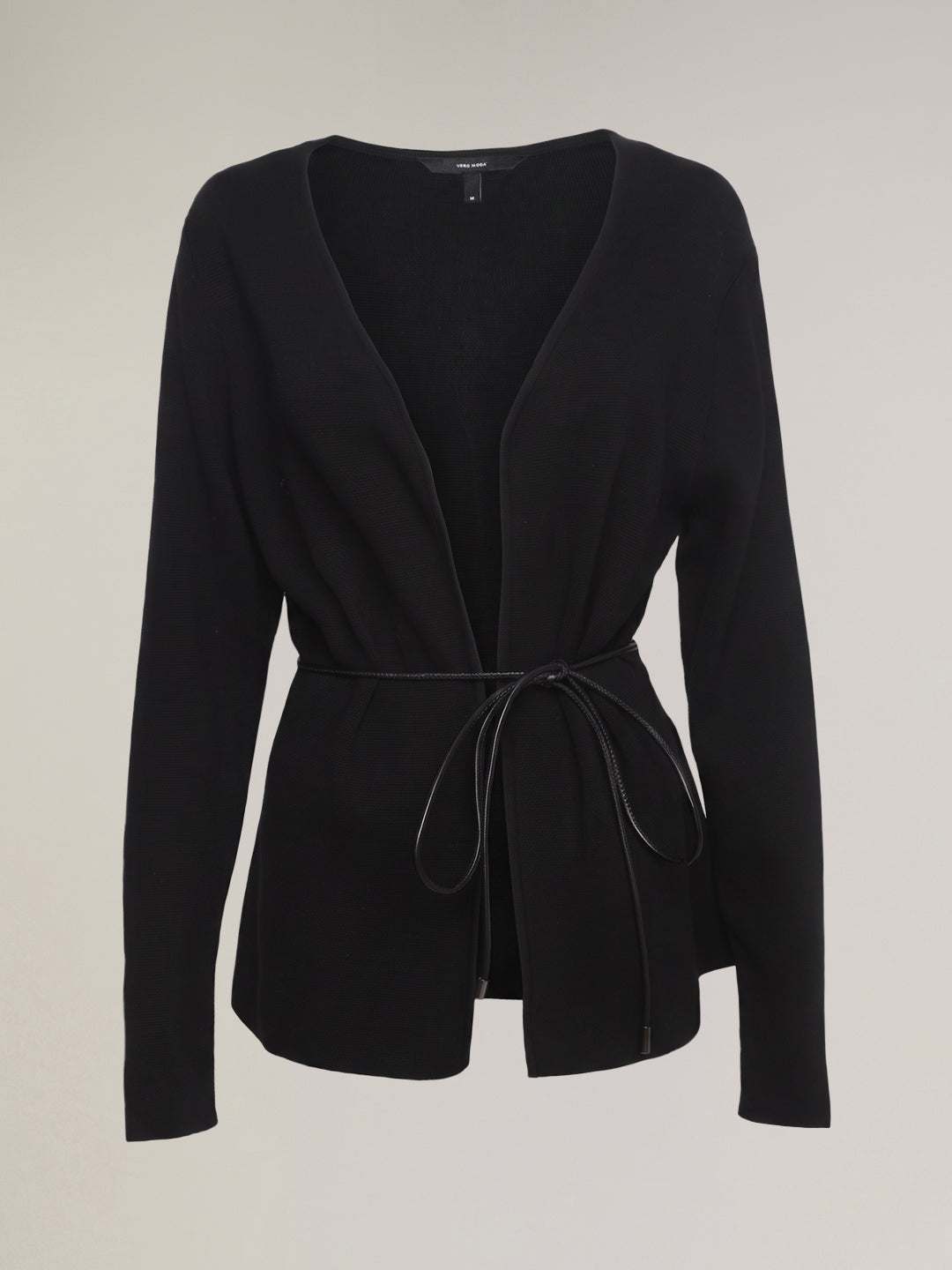 Black Tie up Shrug