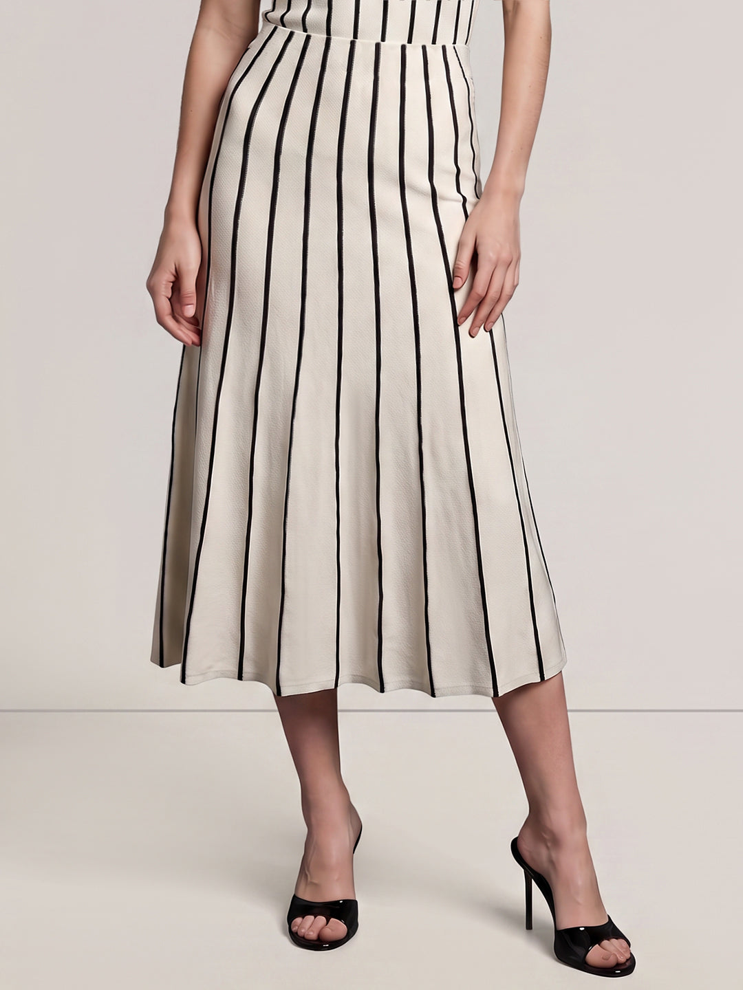 Striped Knit Skirt